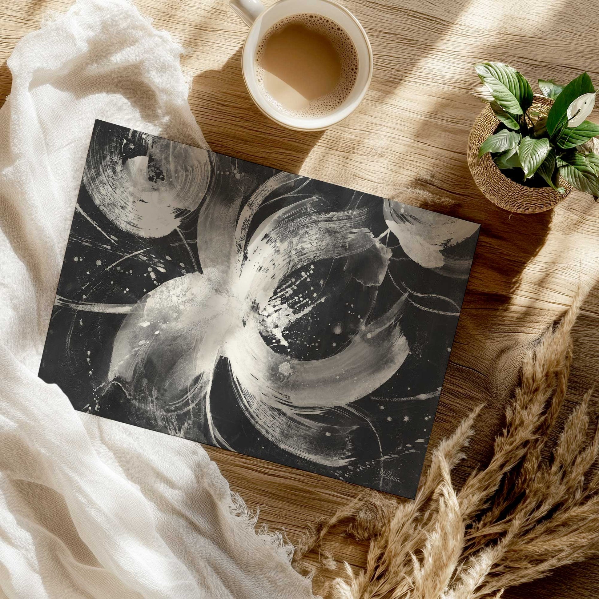 [Color:Rolled Print], Picture of close up of art
