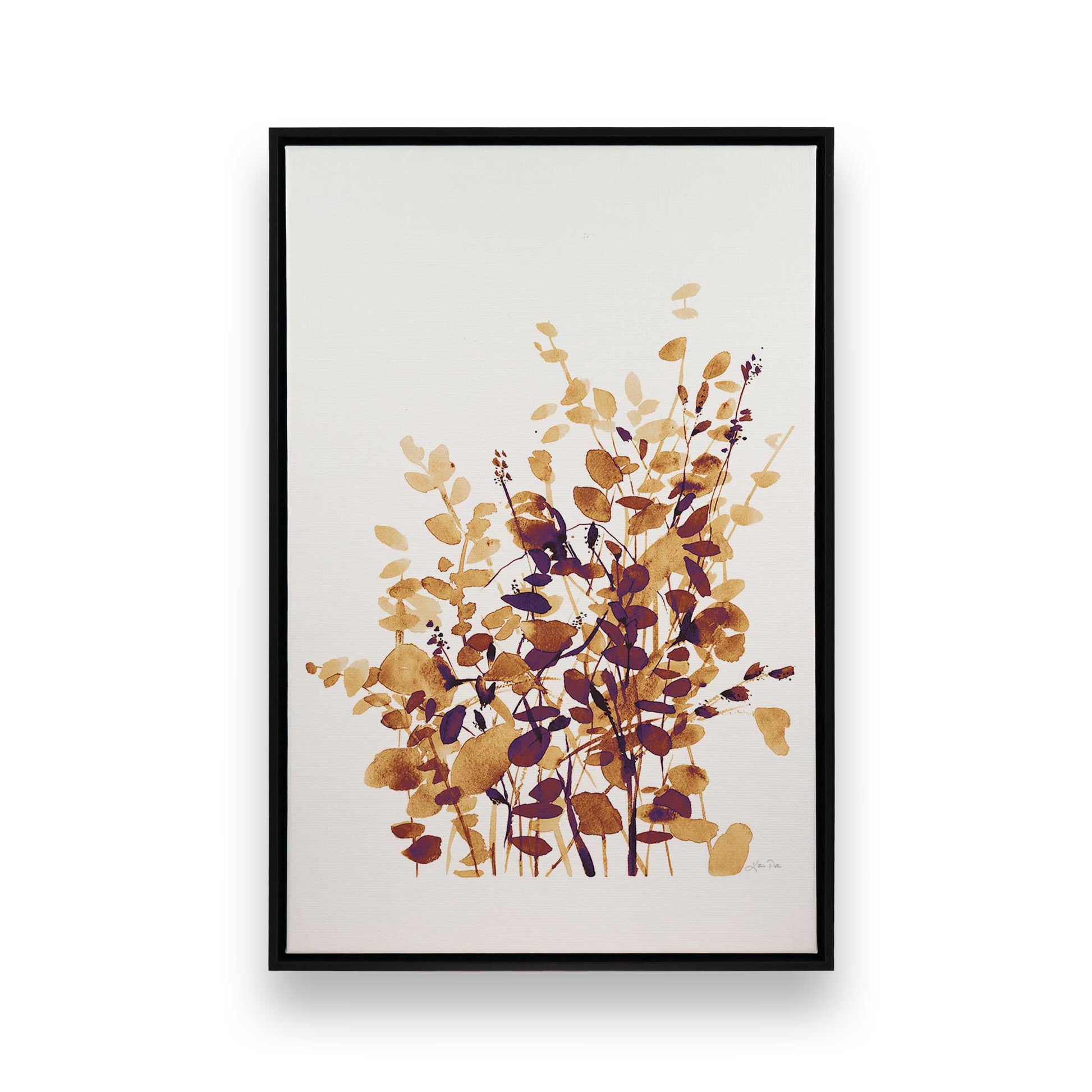 [Color:Satin Black], Picture of art in a Satin Black frame