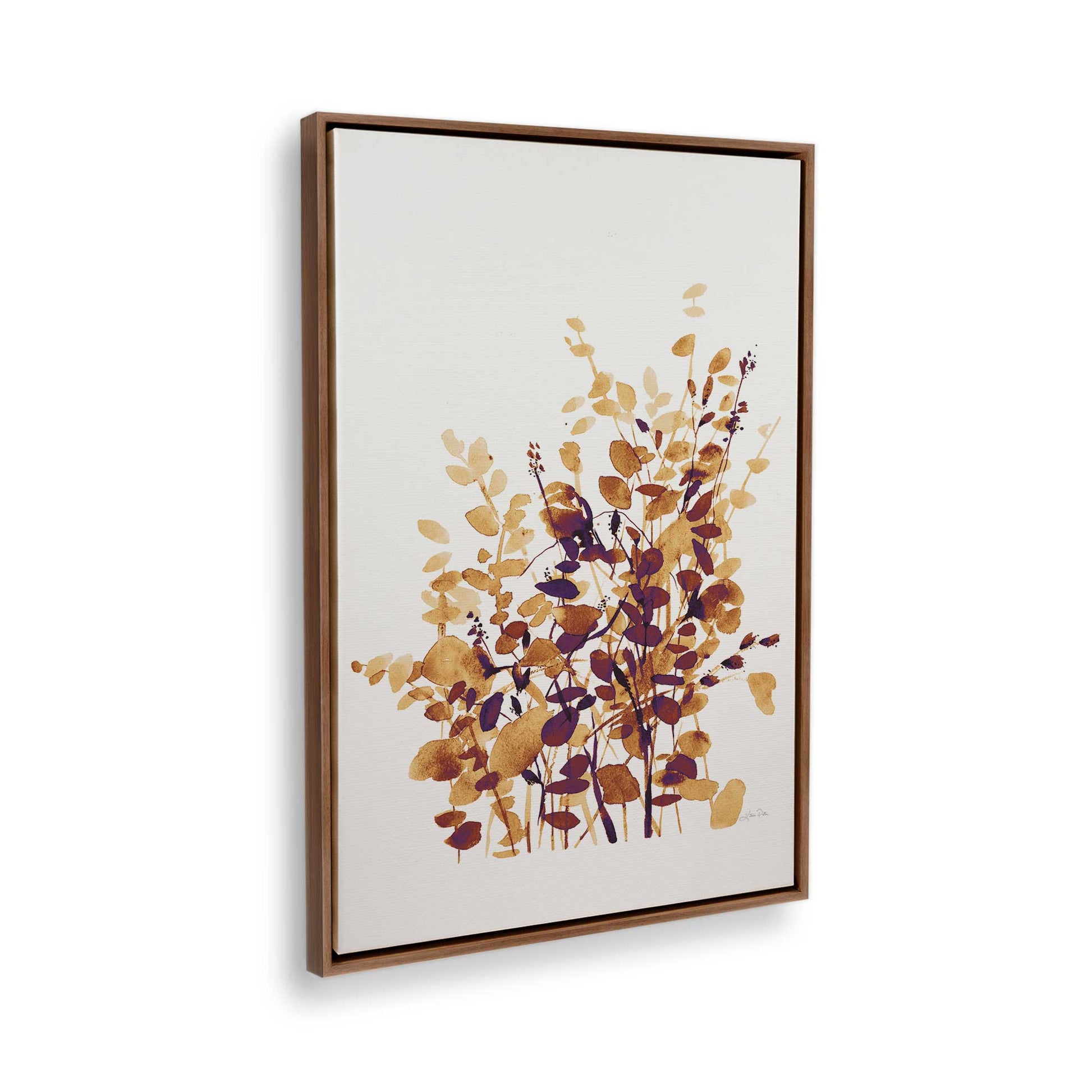 [Color:Walnut], Picture of the corner of the art