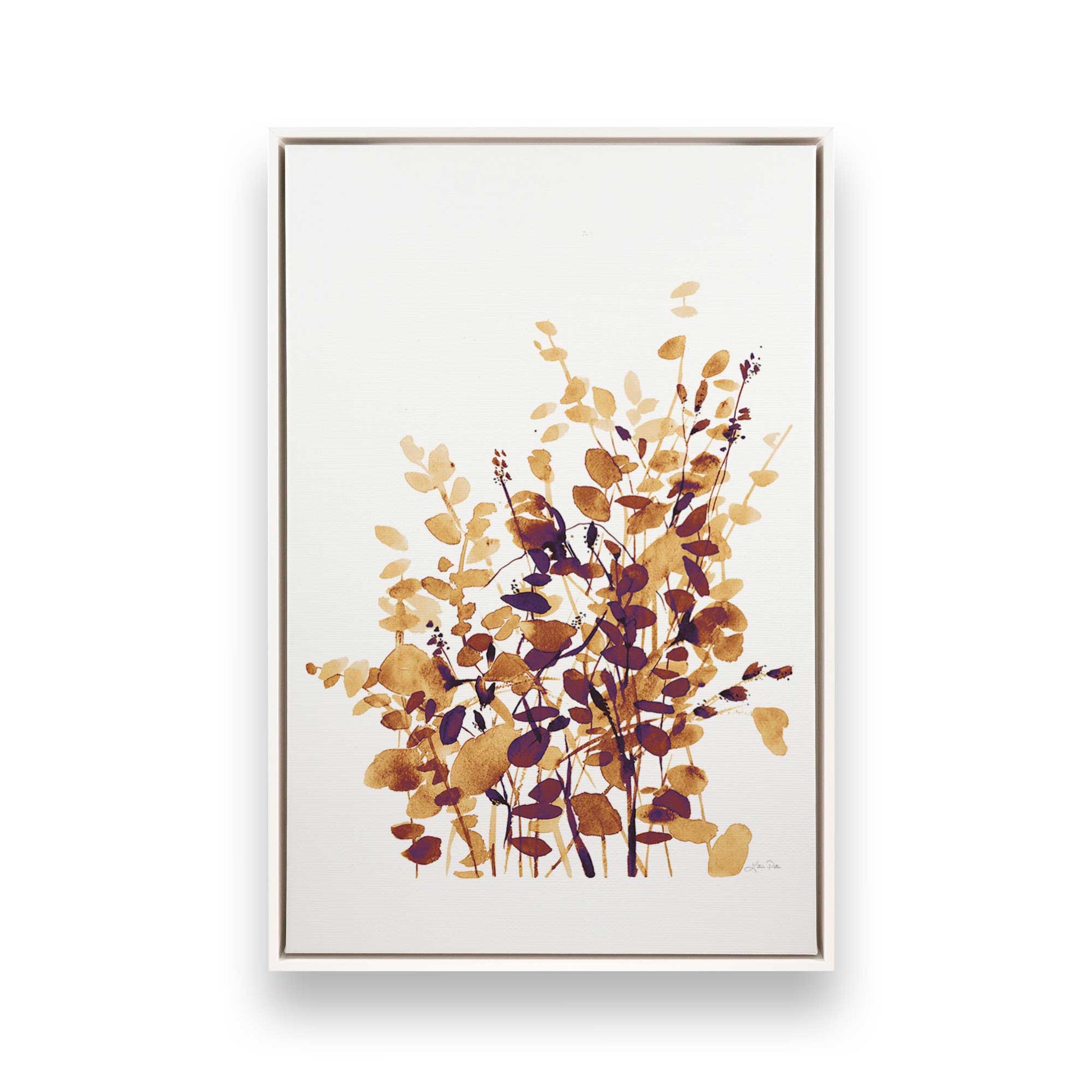 [Color:Opaque White], Picture of art in a White frame
