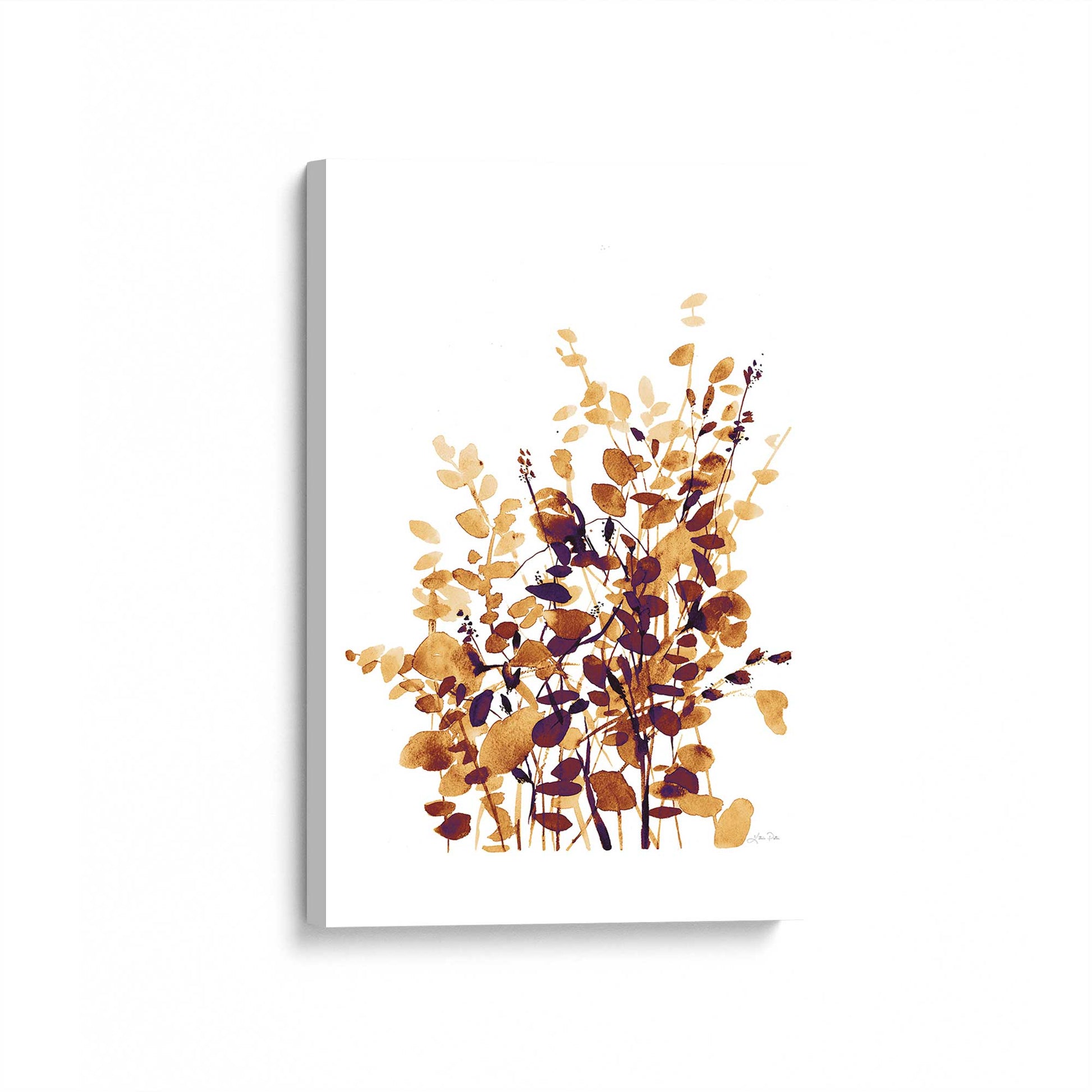 [Color:Stretched Canvas], Picture of art at an angle