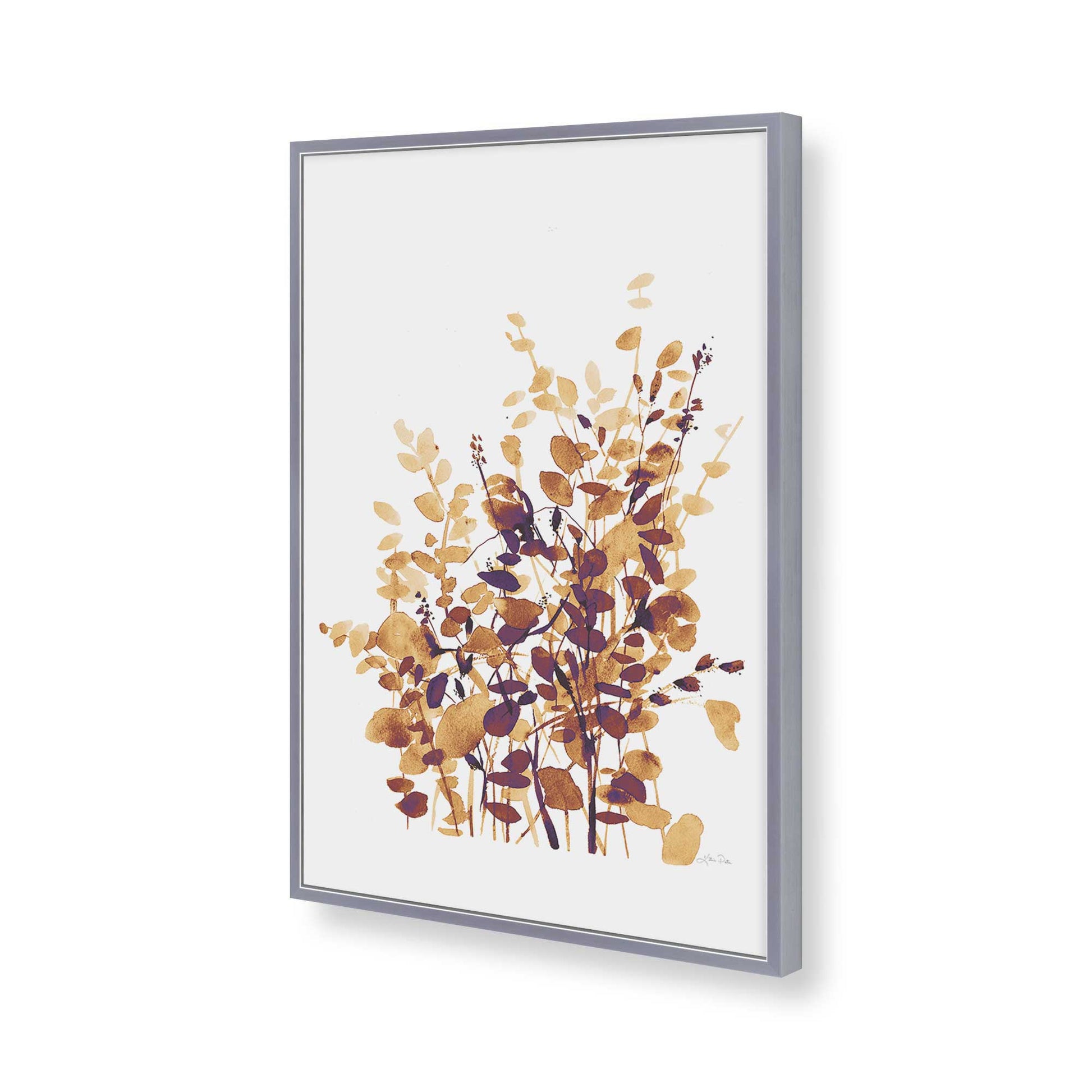 [Color:Polished Chrome], Picture of art in a Polished Chrome frame of the corner