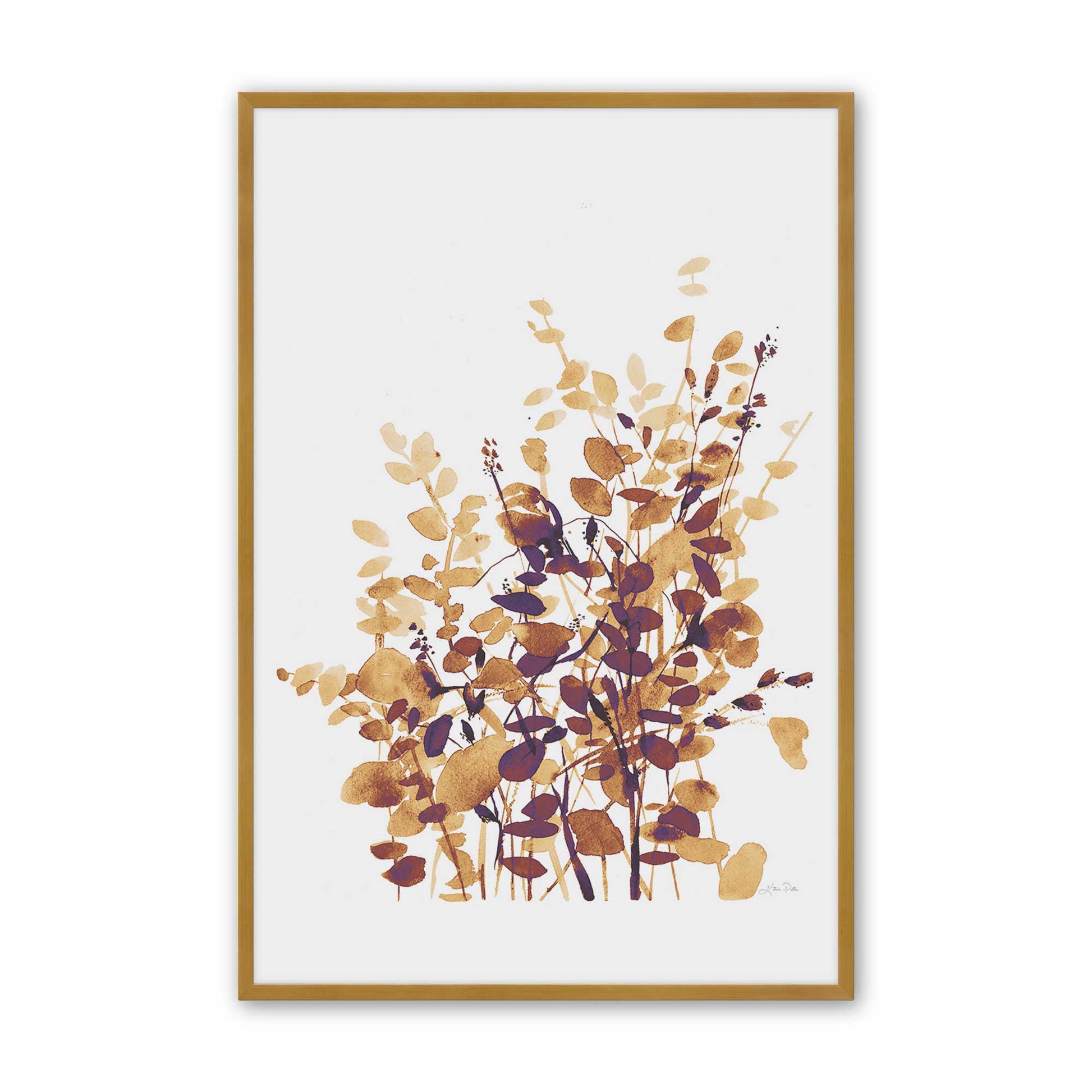 [Color:Polished Gold], Picture of art in a Polished Gold frame