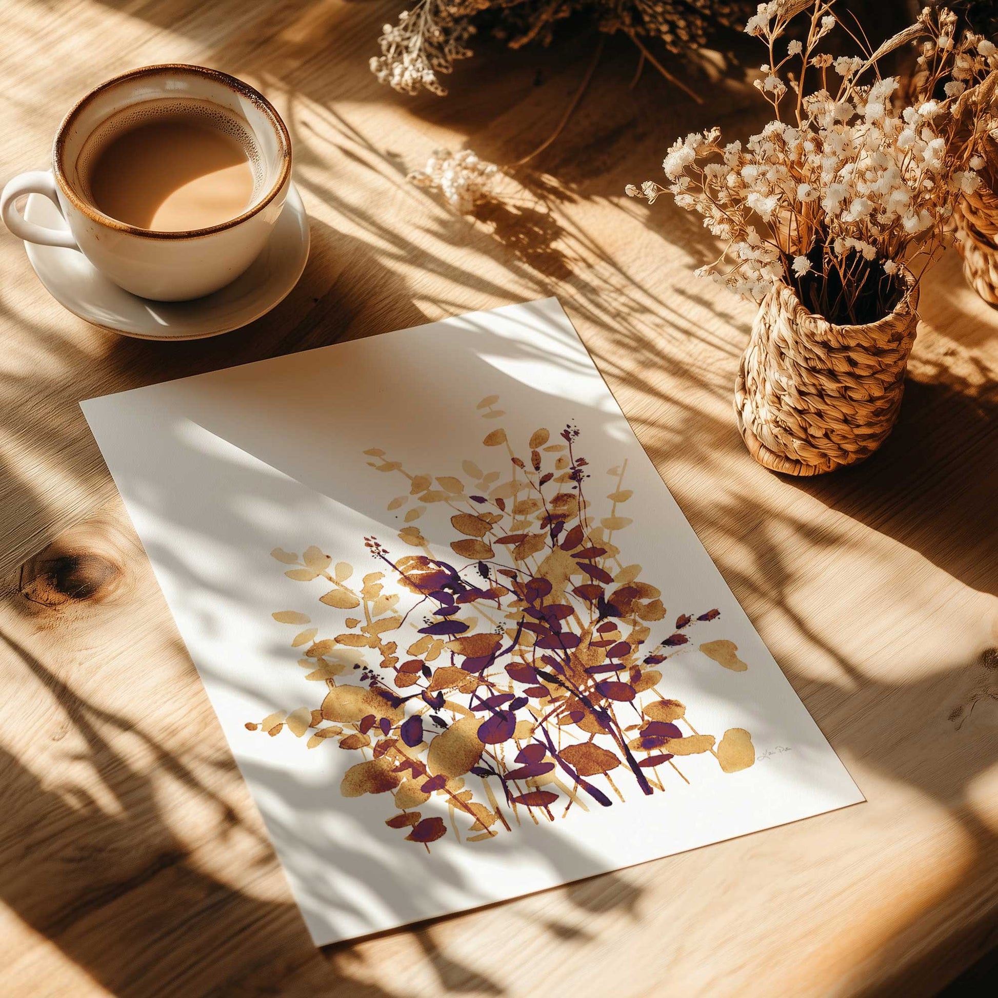 [Color:Rolled Print], Picture of close up of art