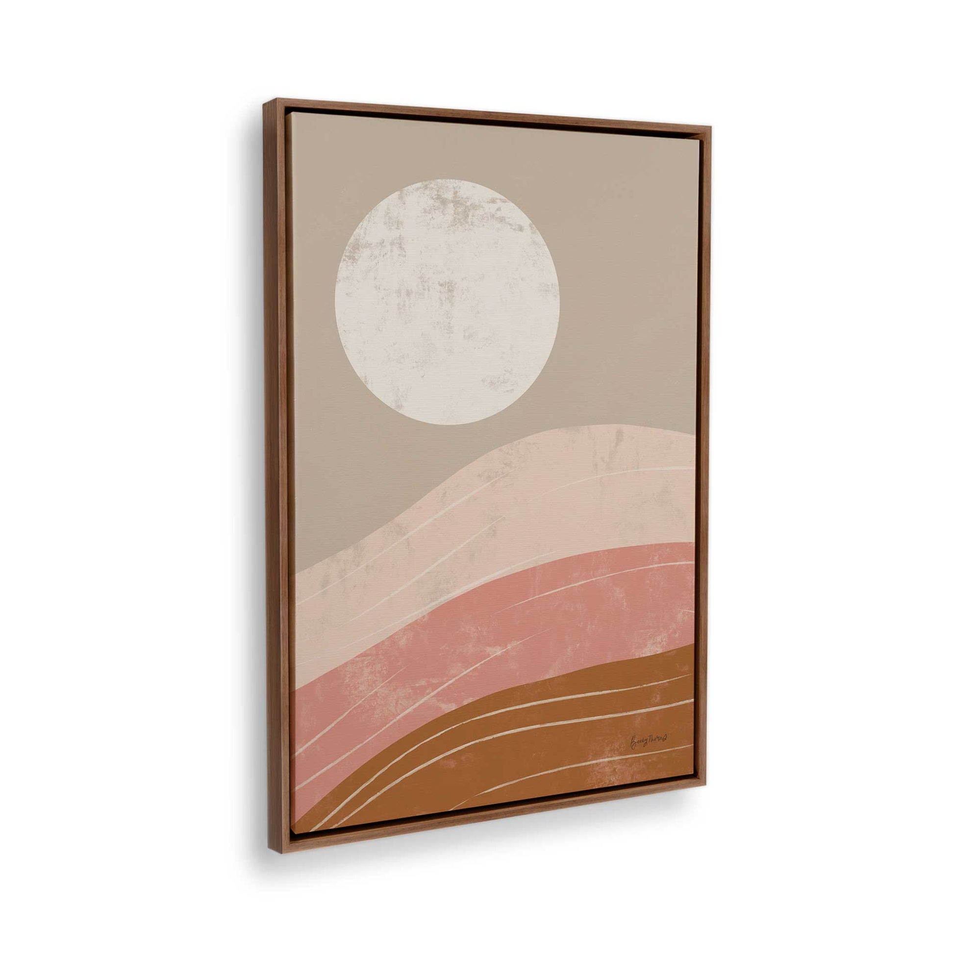[Color:Walnut], Picture of the corner of the art