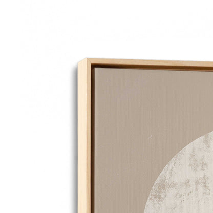 [Color:American Maple], Picture of art in a American Maple frame at an angle