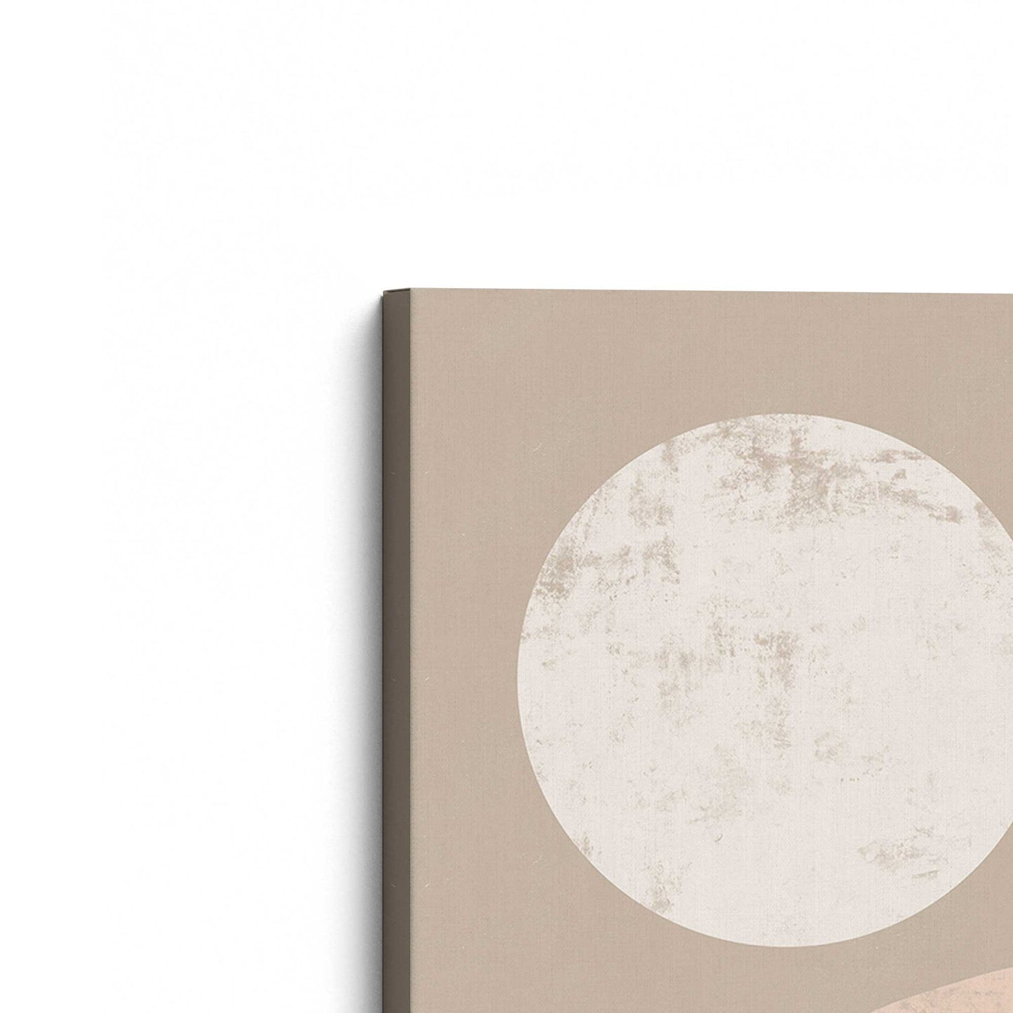 [Color:Stretched Canvas], Picture of the corner of the art