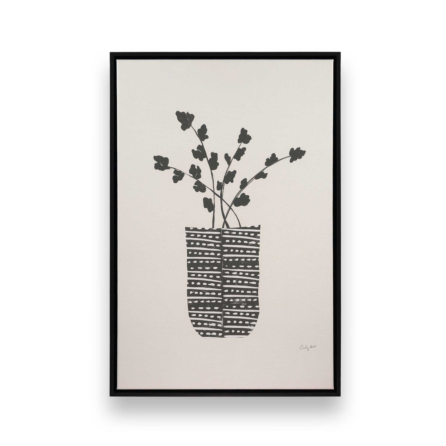 [Color:Satin Black], Picture of art in a Satin Black frame