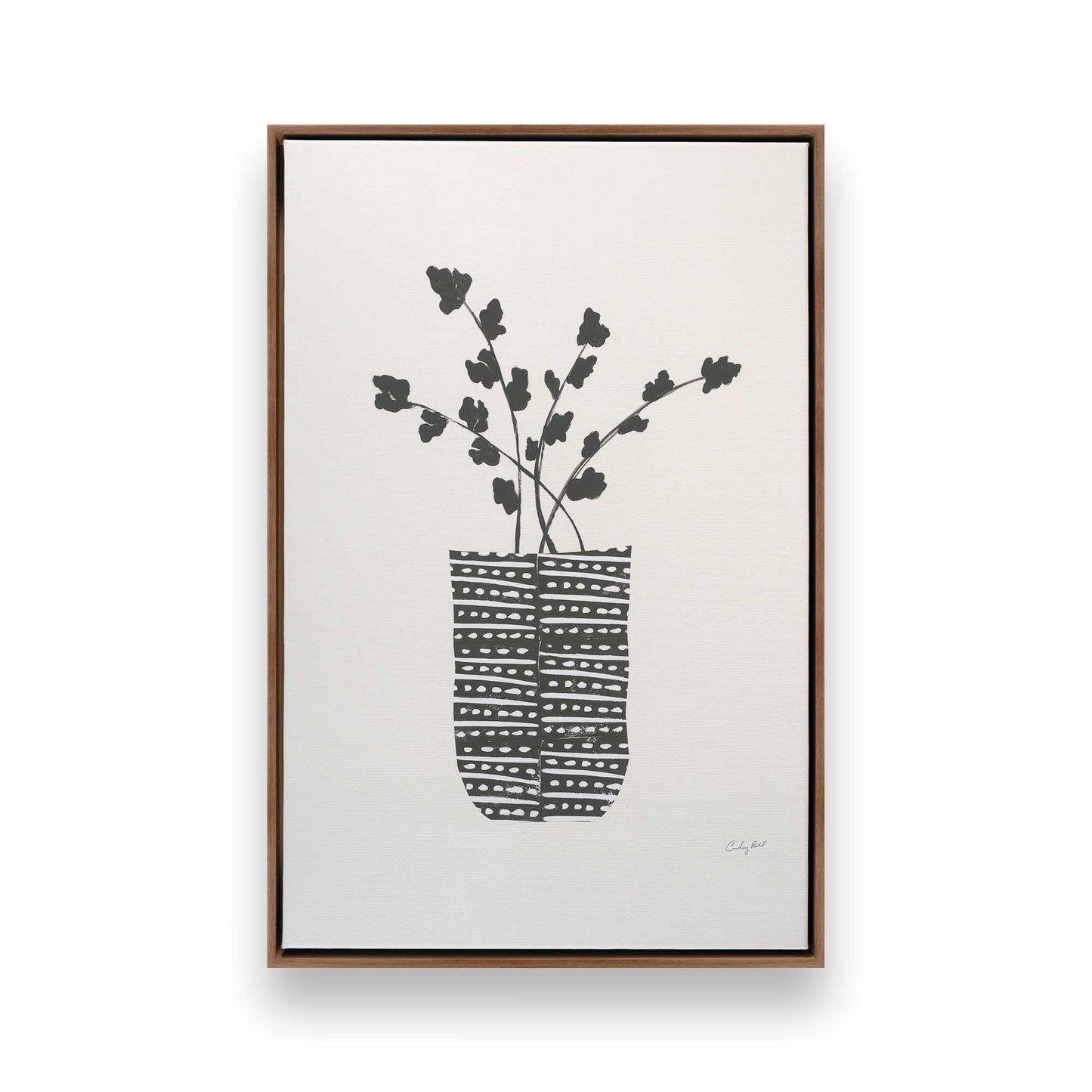[Color:Walnut], Picture of art in a Walnut frame