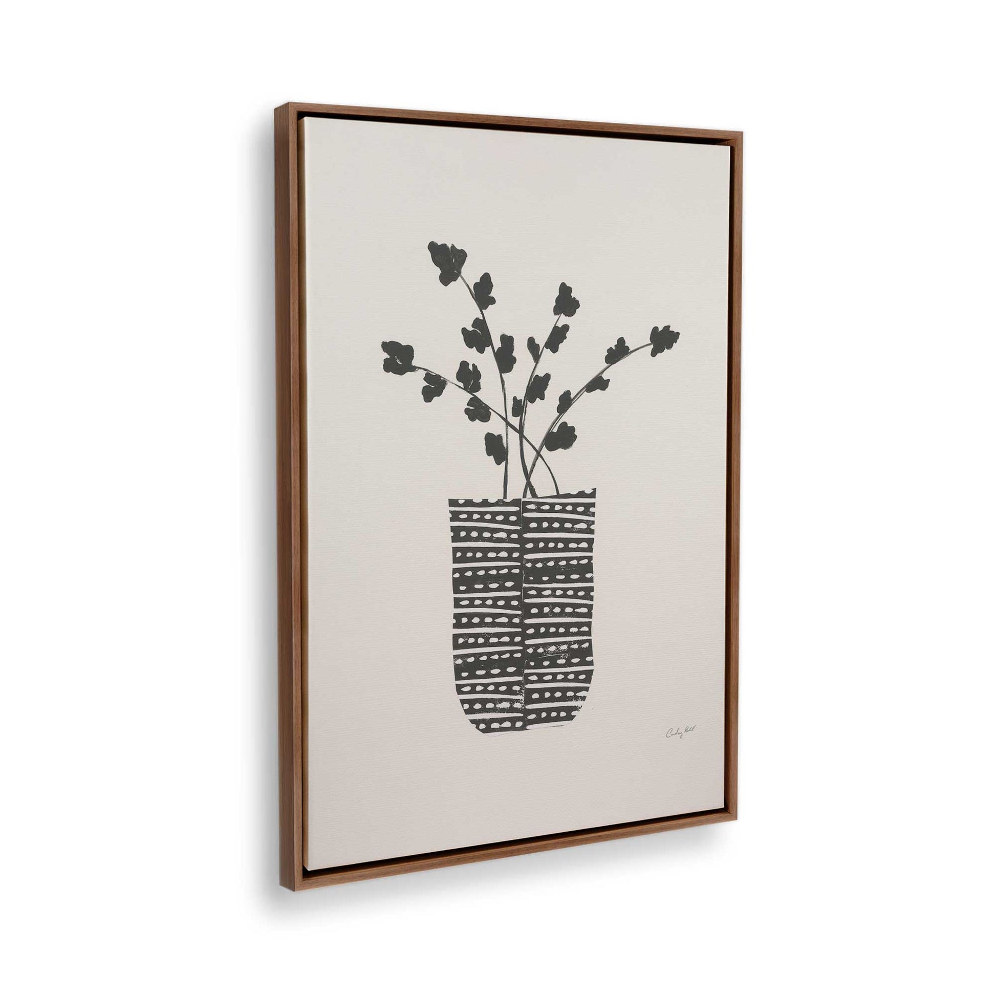 [Color:Walnut], Picture of the corner of the art