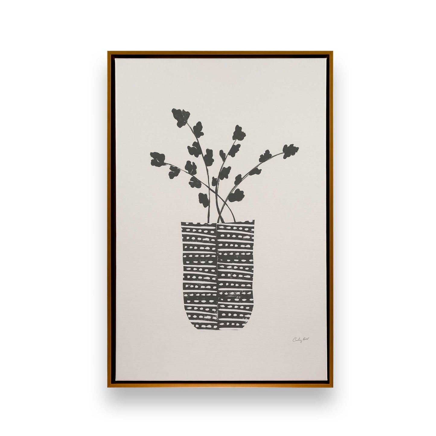 [Color:Polished Gold], Picture of art in a Polished Gold frame