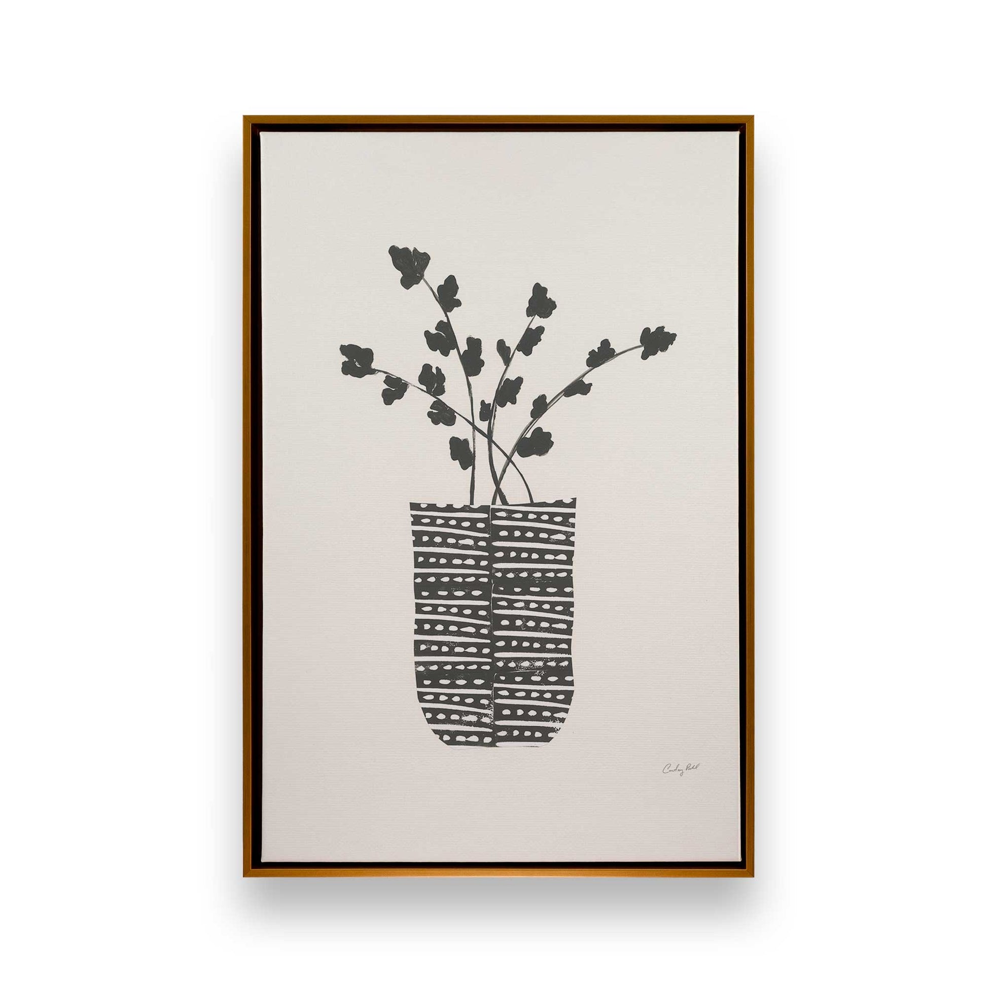 [Color:Polished Gold], Picture of art in a Polished Gold frame