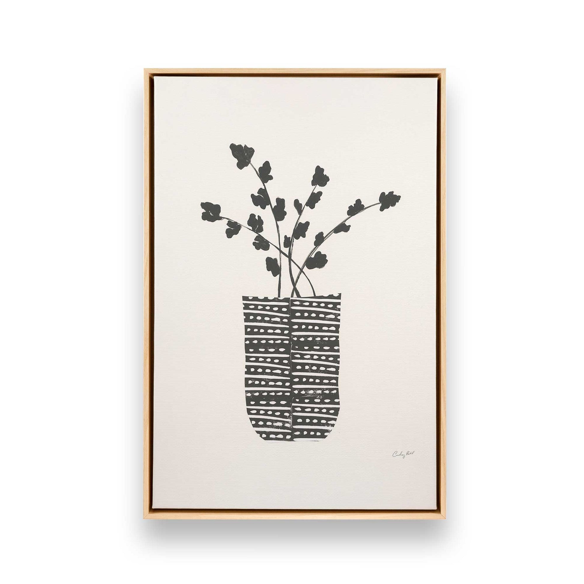 [Color:American Maple], Picture of art in a American Maple frame