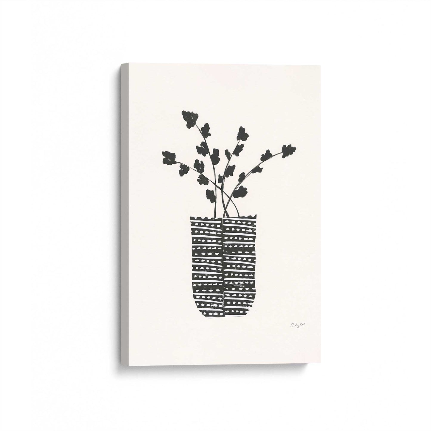 [Color:Stretched Canvas], Picture of art at an angle