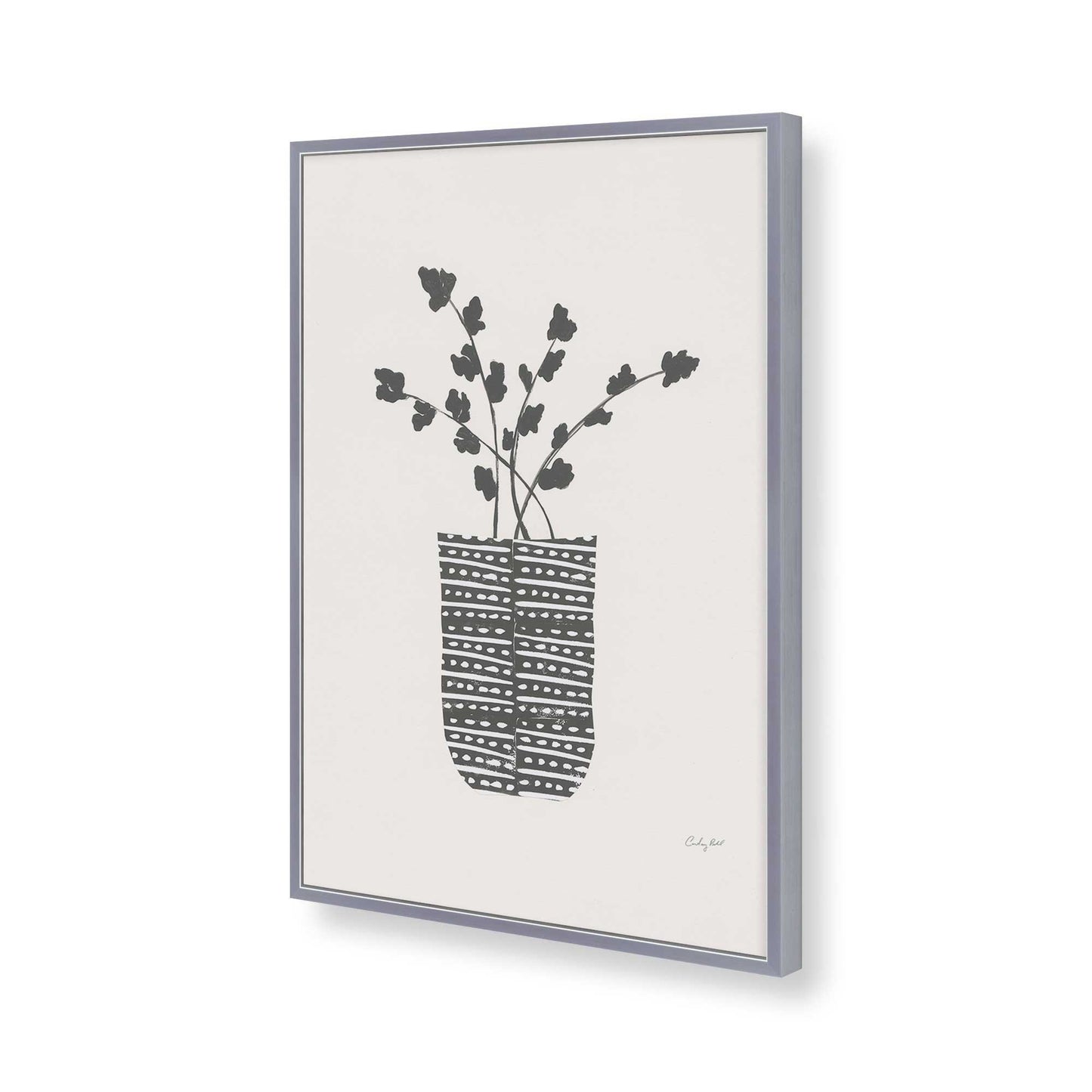 [Color:Polished Chrome], Picture of art in a Polished Chrome frame of the corner
