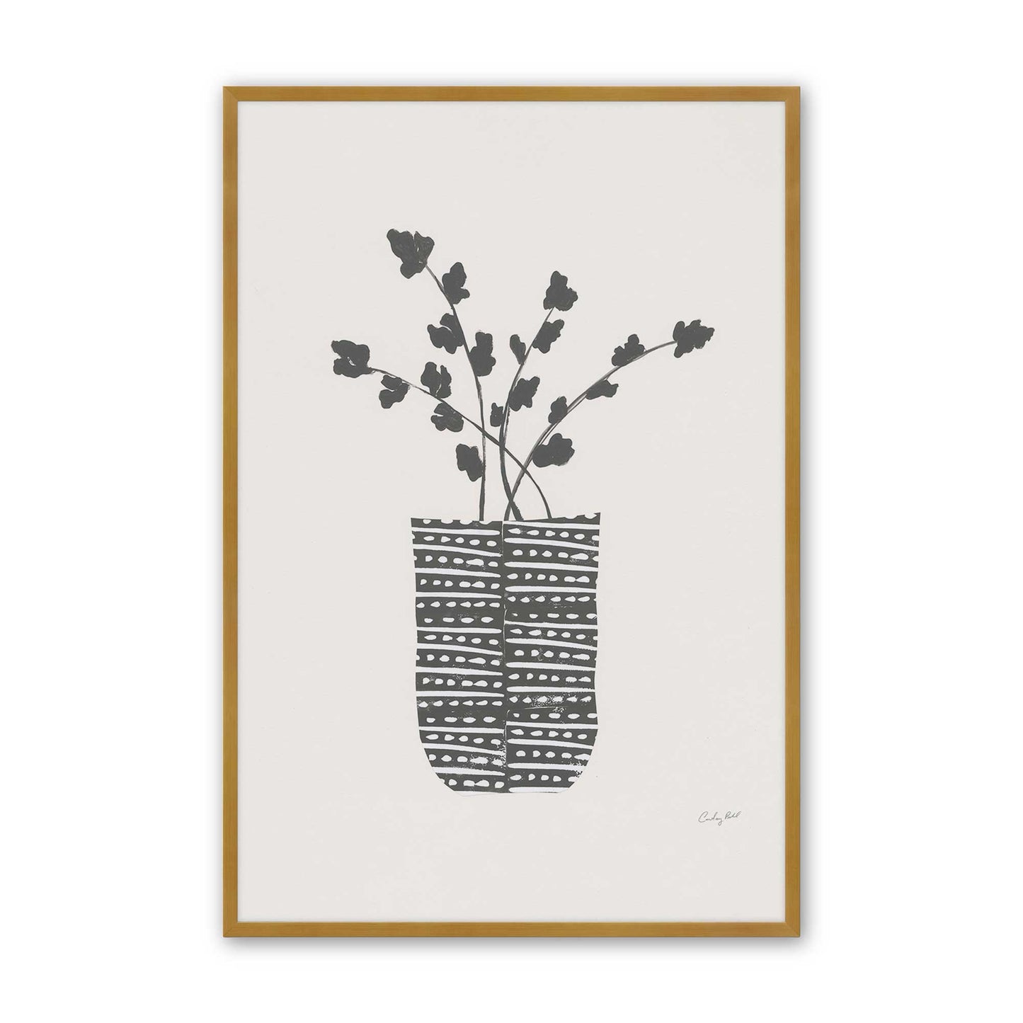 [Color:Polished Gold], Picture of art in a Polished Gold frame