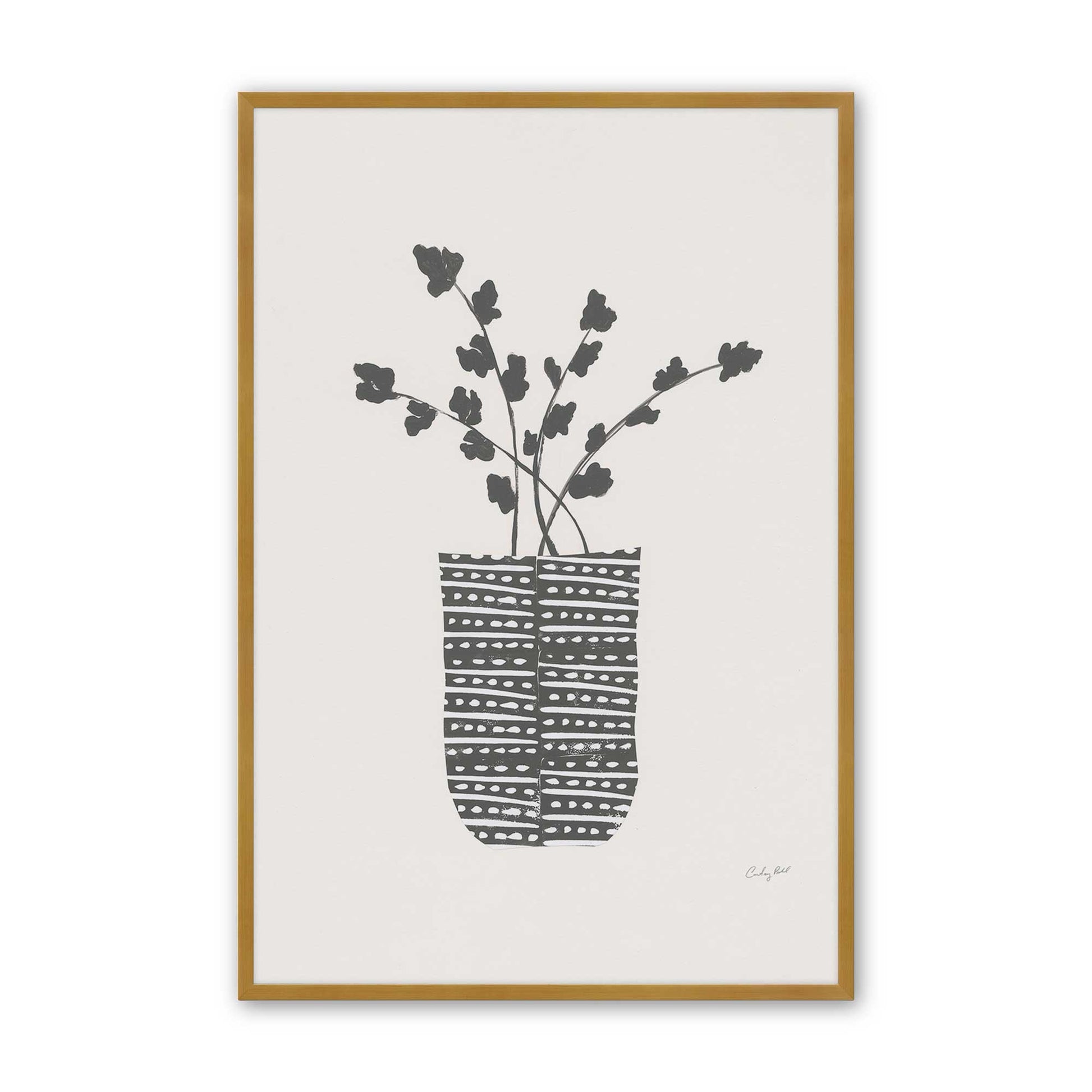 [Color:Polished Gold], Picture of art in a Polished Gold frame