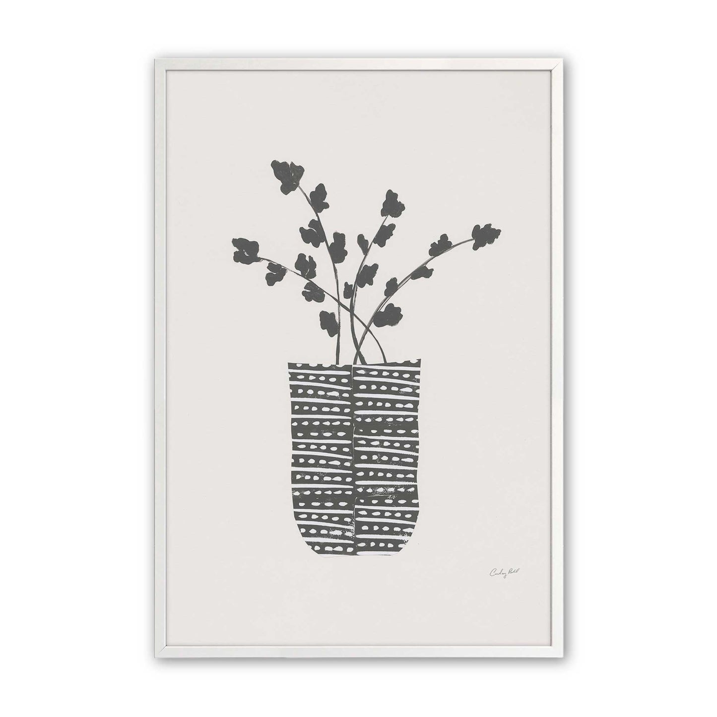 [Color:Opaque White], Picture of art in a Opaque White frame