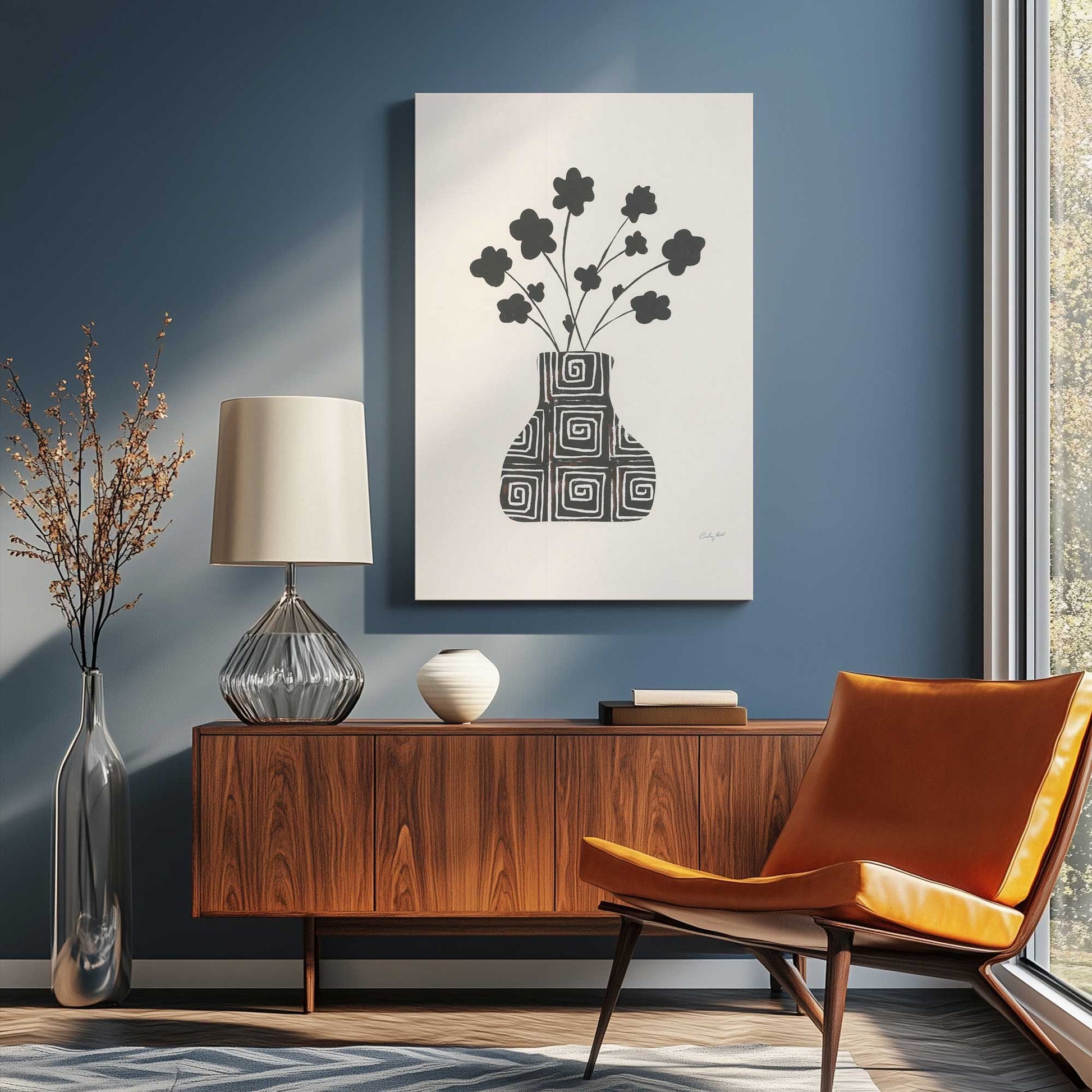 Picture of art in a room