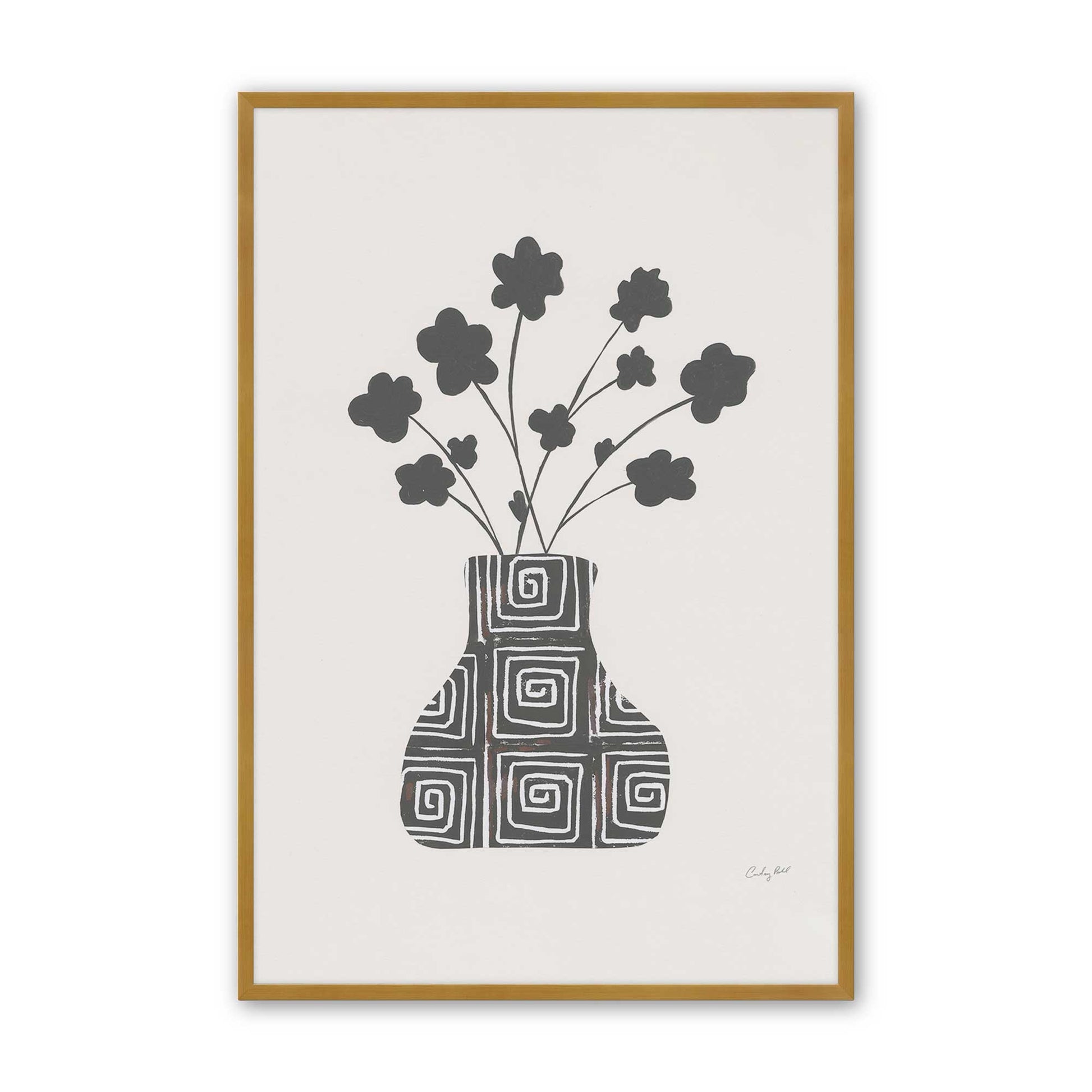 [Color:Polished Gold], Picture of art in a Polished Gold frame