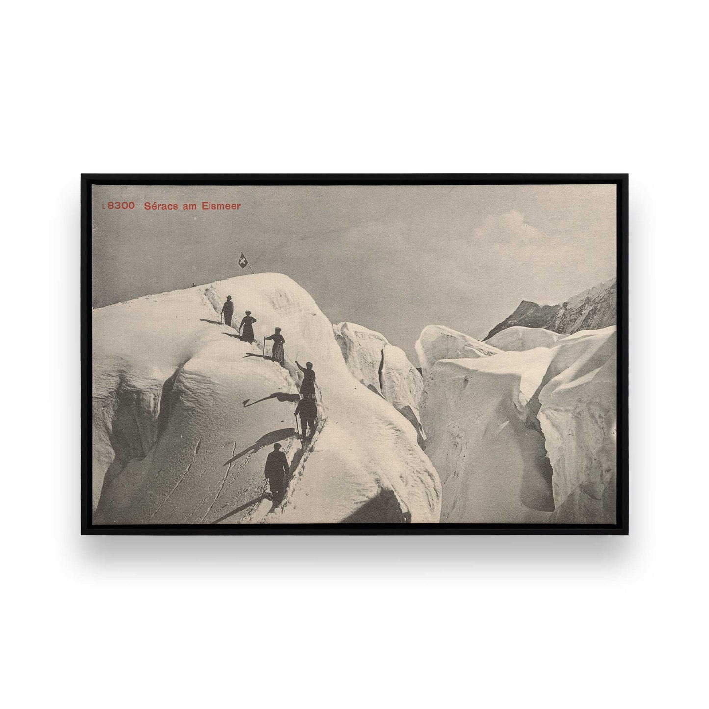[Color:Satin Black], Picture of art in a Satin Black frame