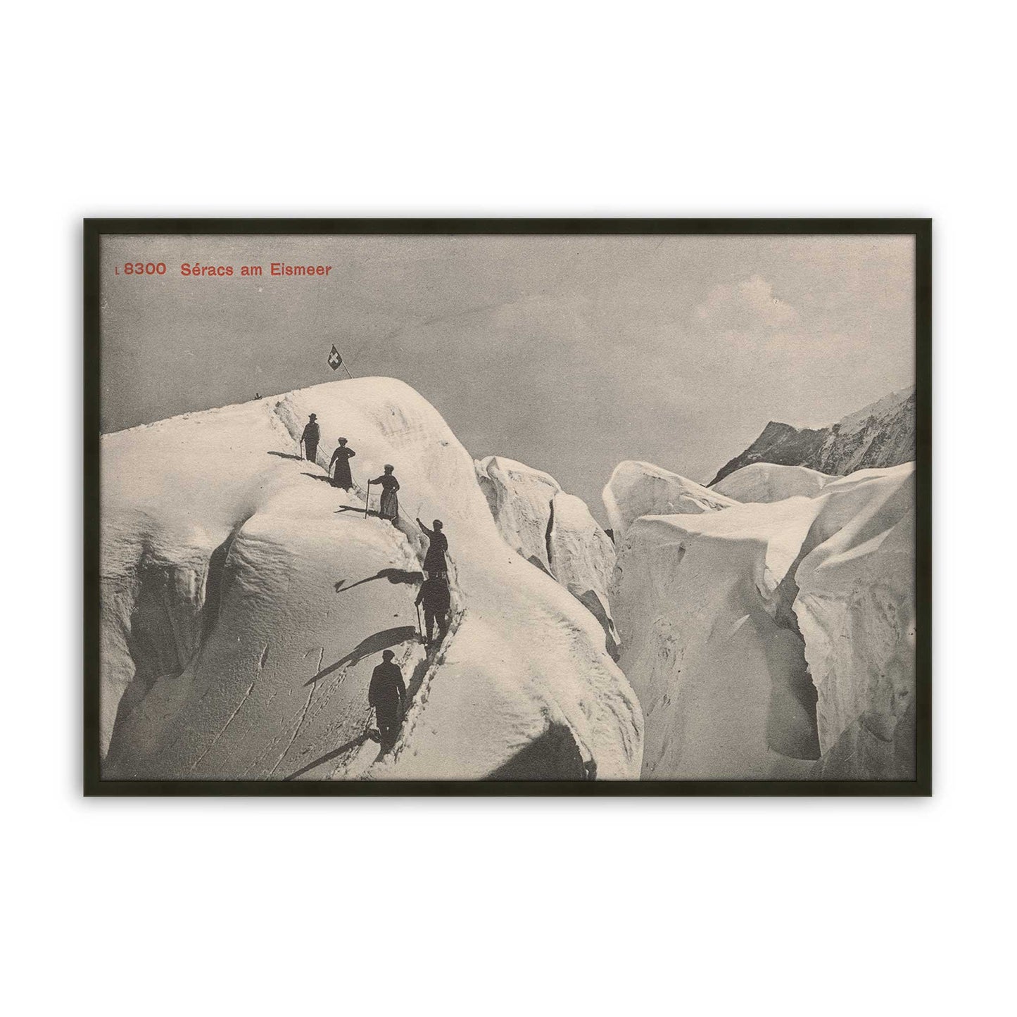 [Color:Satin Black], Picture of art in a Satin Black frame