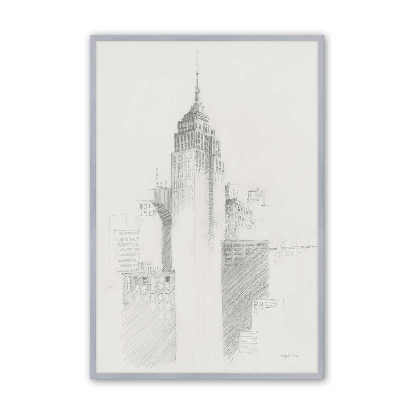 [Color:Polished Chrome], Picture of art in a Polished Chrome frame