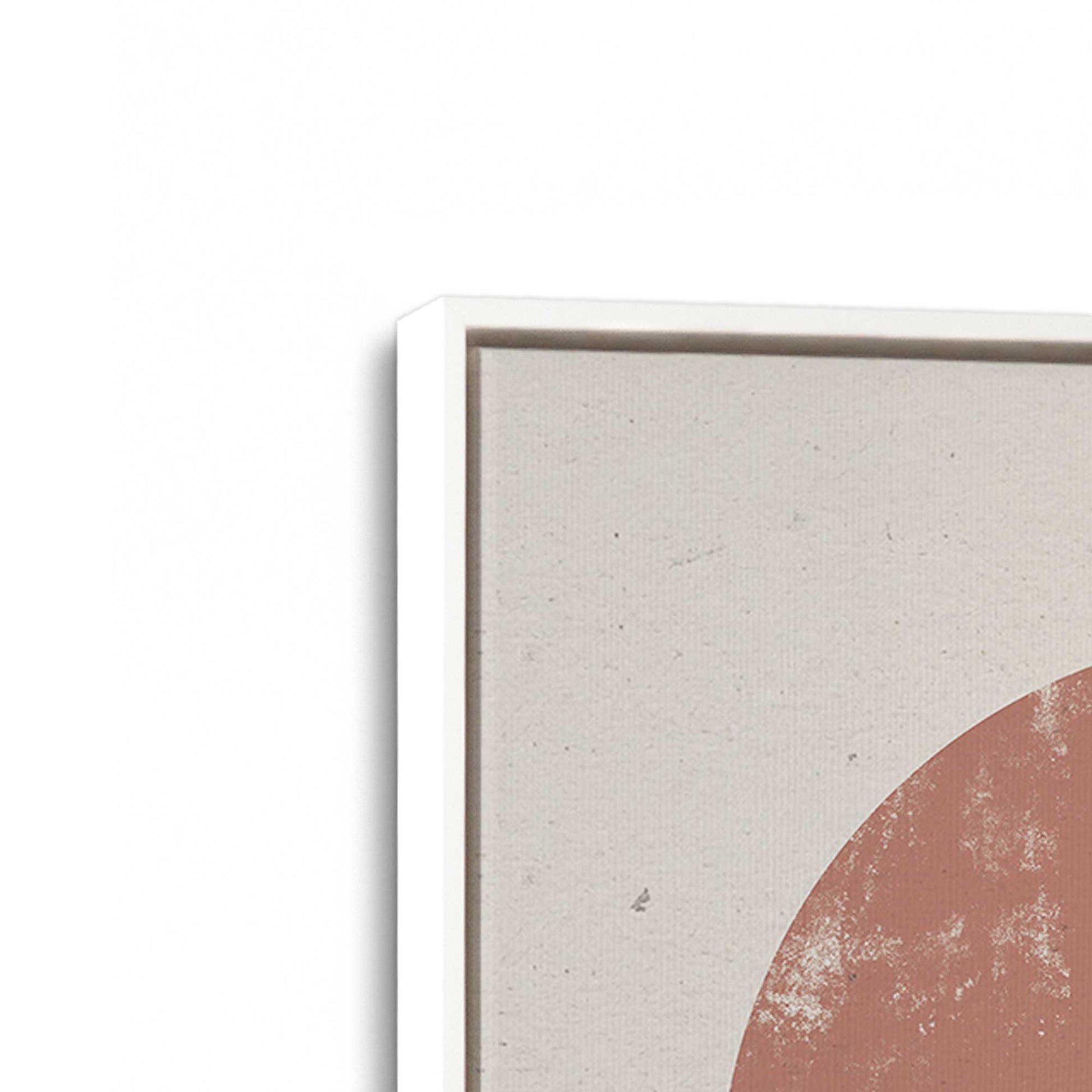 [Color:Opaque White], Picture of art in a White frame at an angle