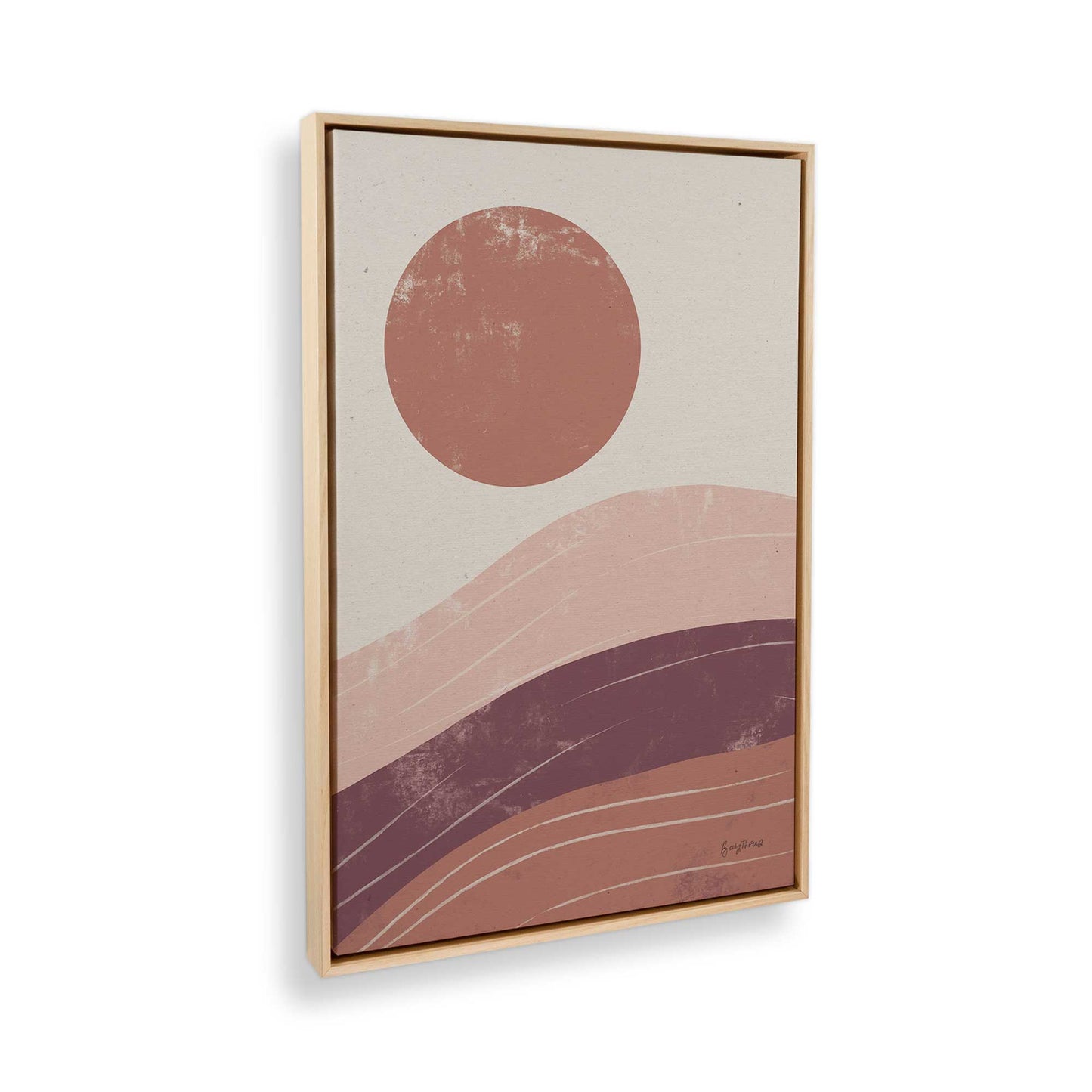 [Color:American Maple], Picture of the corner of the art