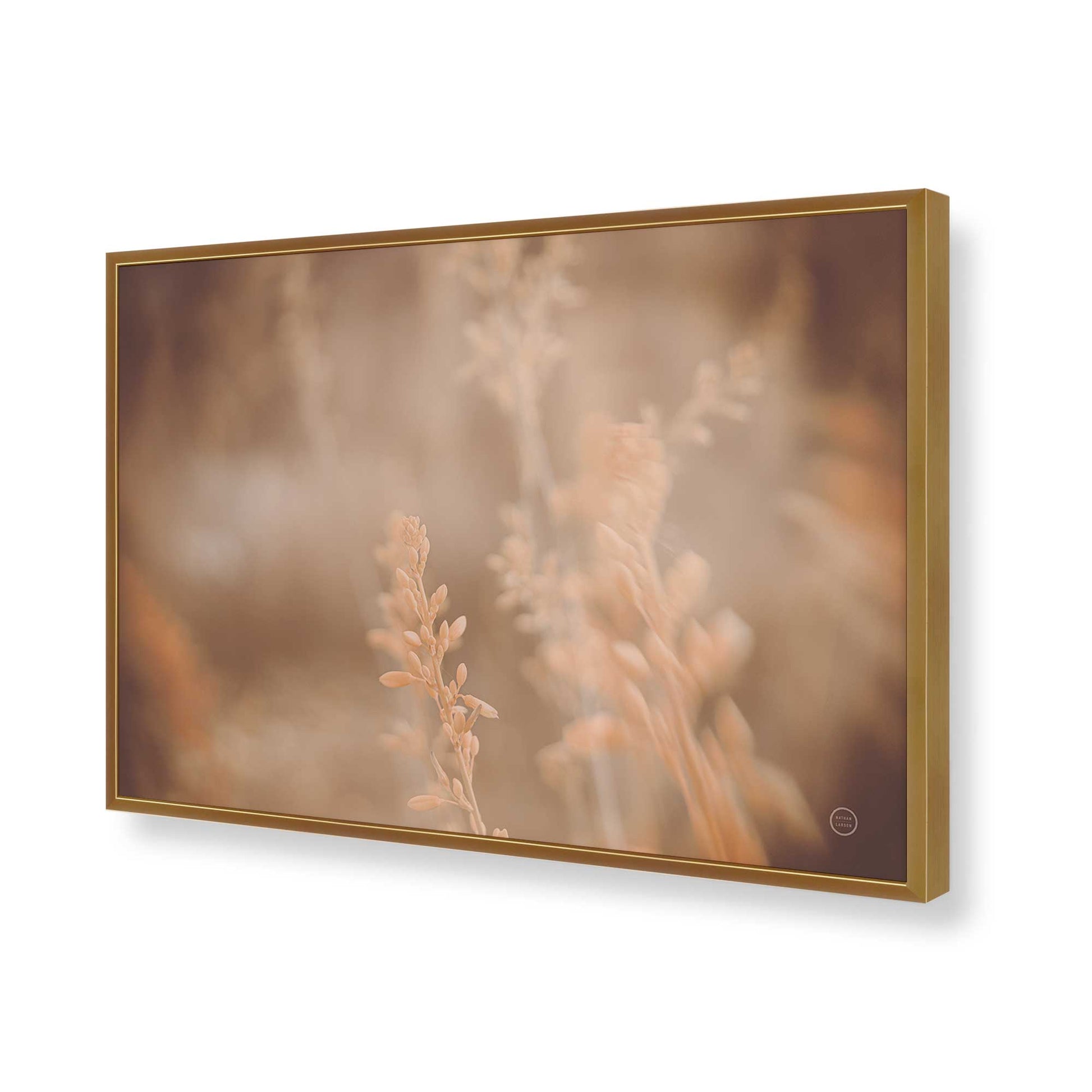 [Color:Polished Gold], Picture of art in a Polished Gold frame of the corner