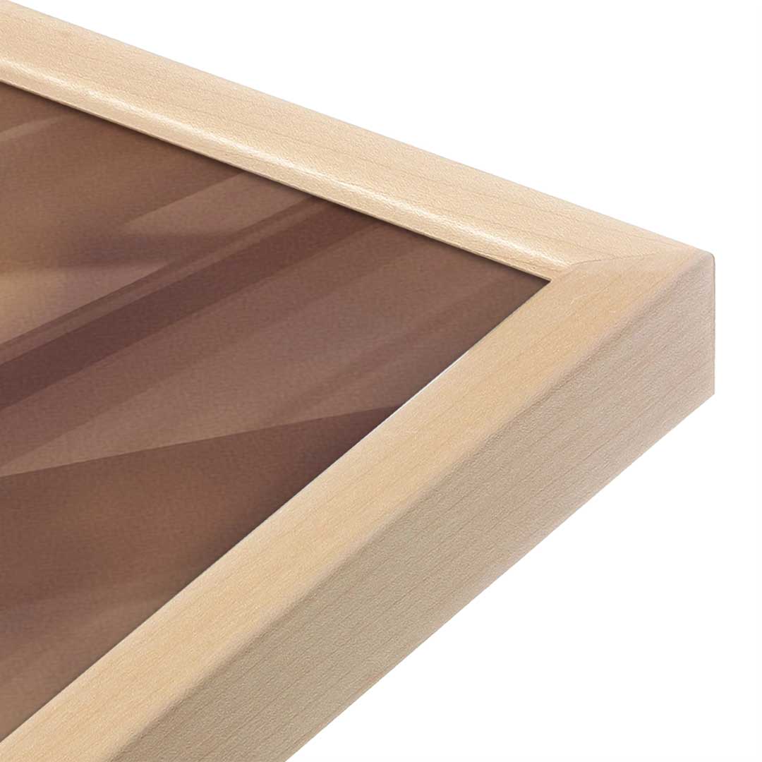 [Color:Raw Maple], Picture of art in a Raw Maple frame at an angle