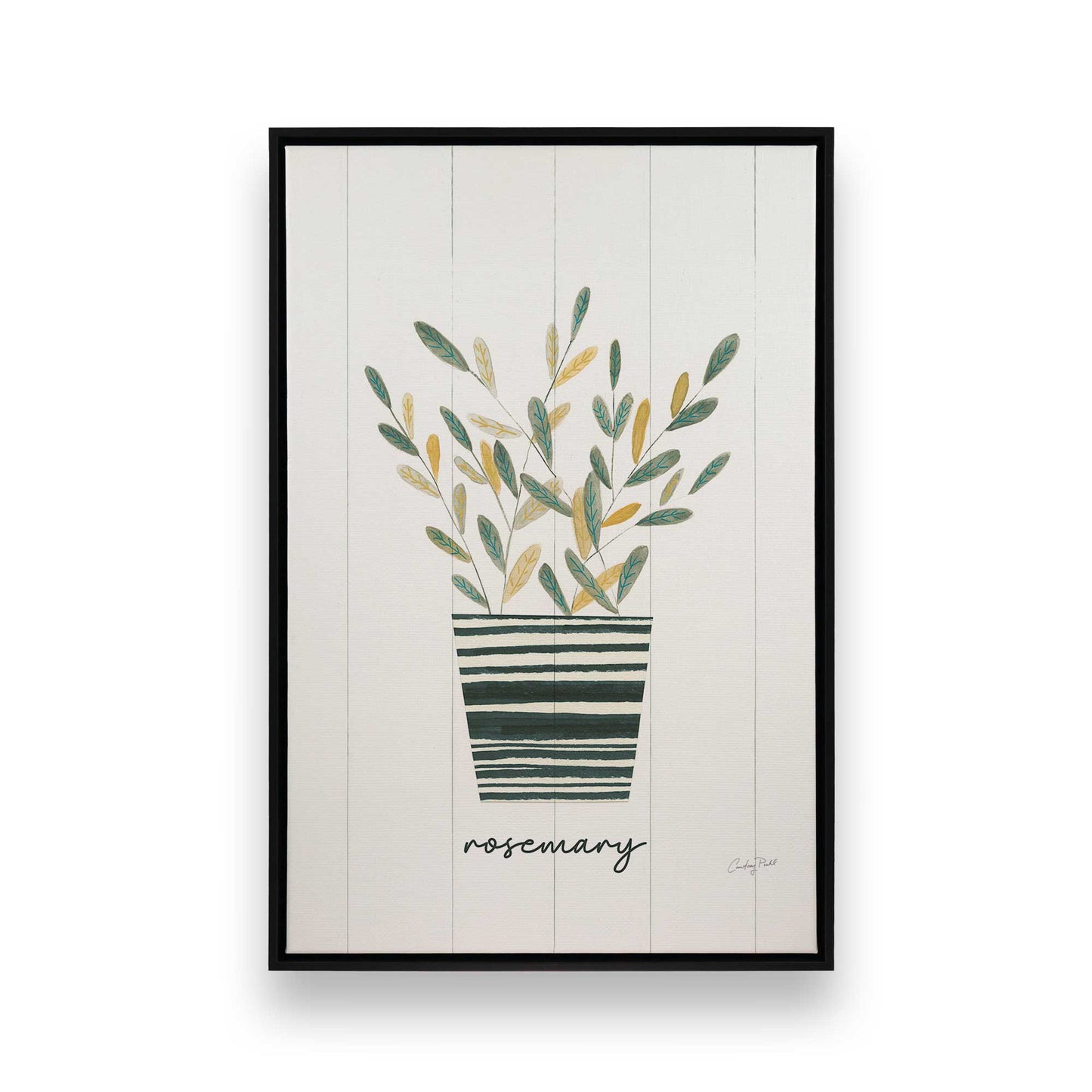 [Color:Satin Black], Picture of art in a Satin Black frame