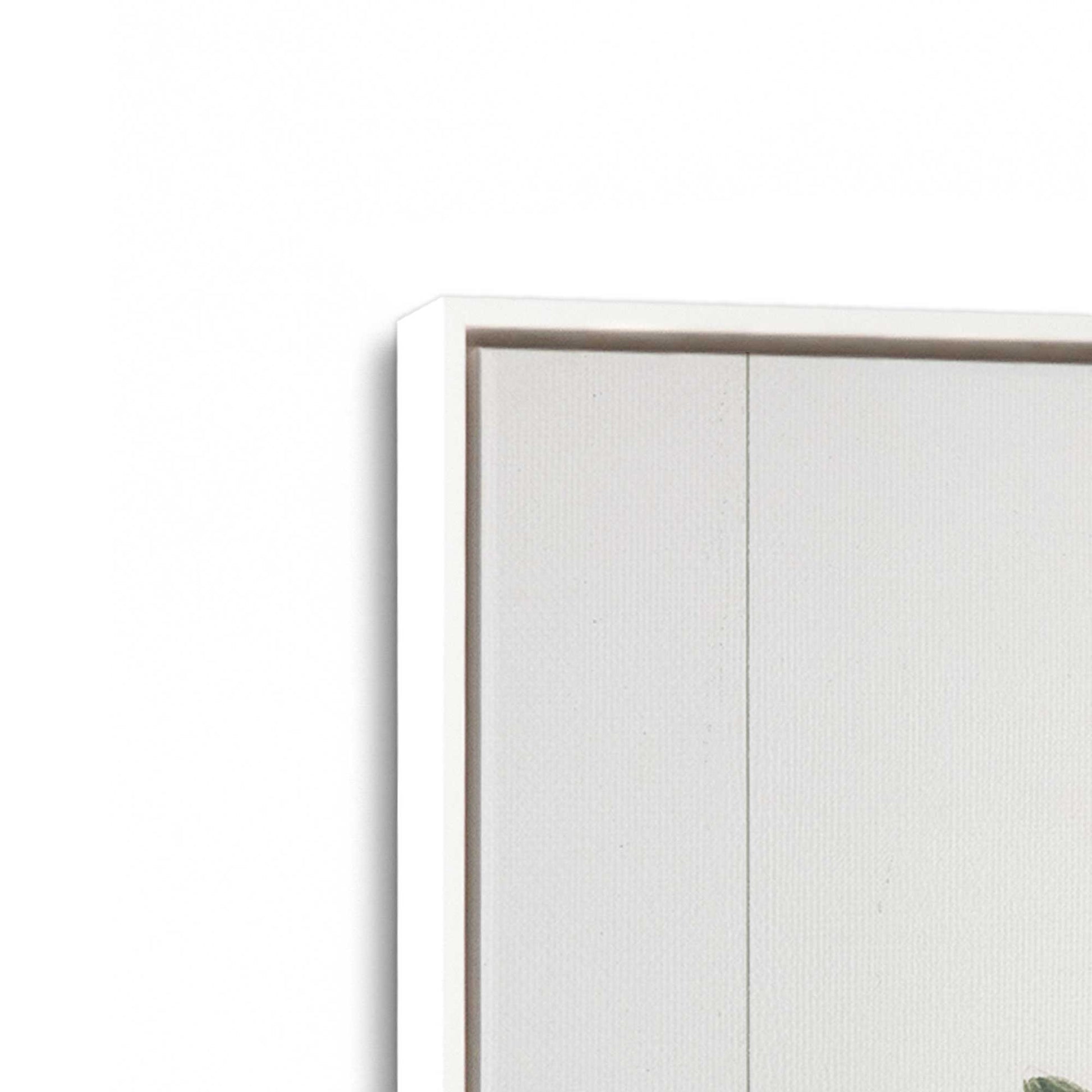 [Color:Opaque White], Picture of art in a White frame at an angle