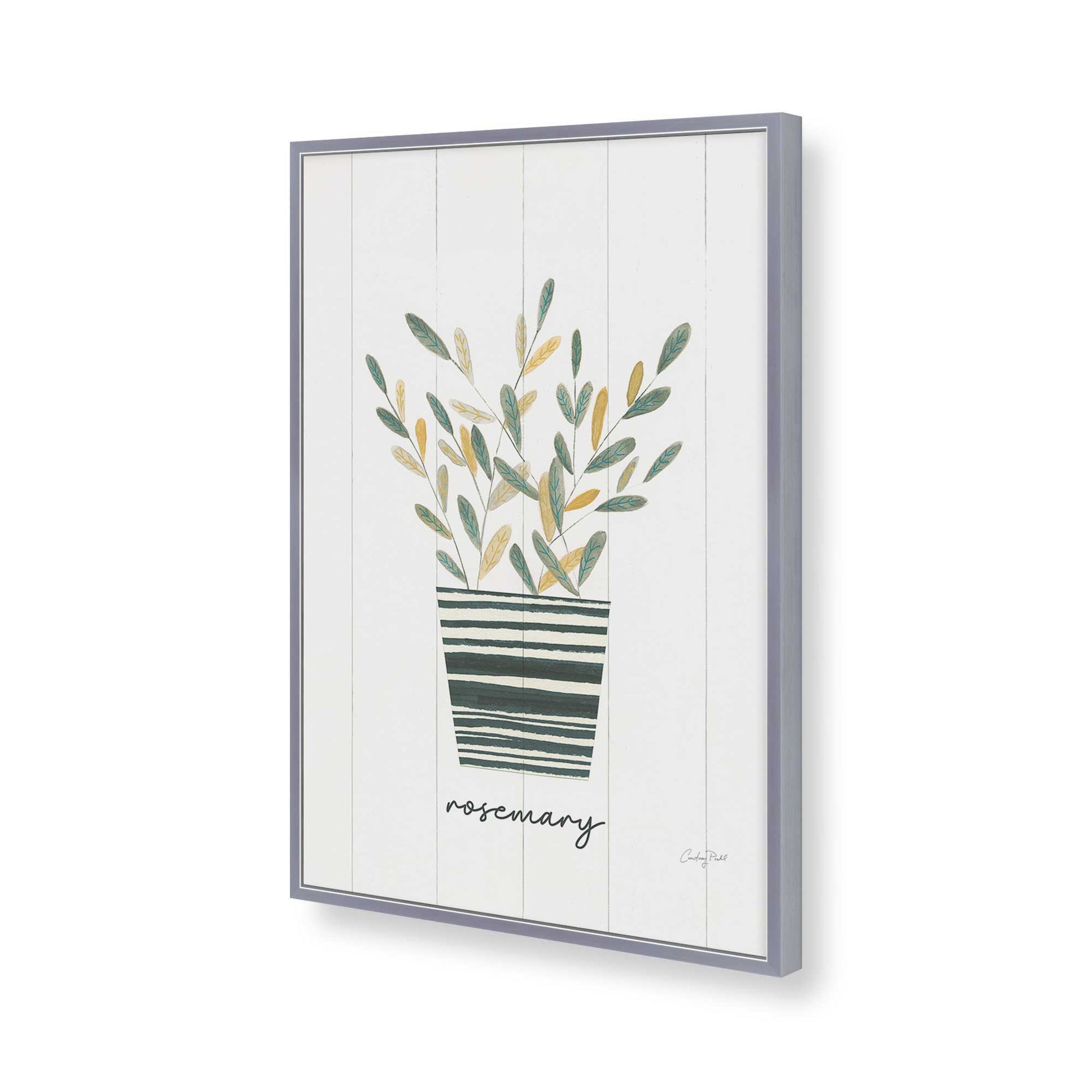 [Color:Polished Chrome], Picture of art in a Polished Chrome frame of the corner