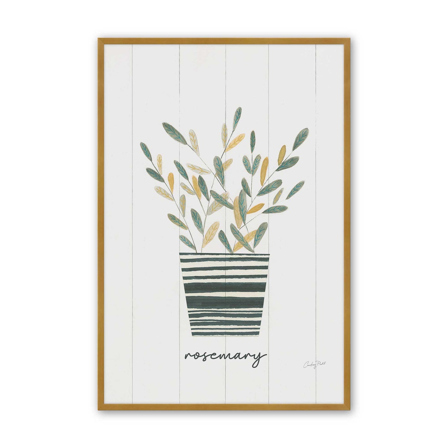 [Color:Polished Gold], Picture of art in a Polished Gold frame