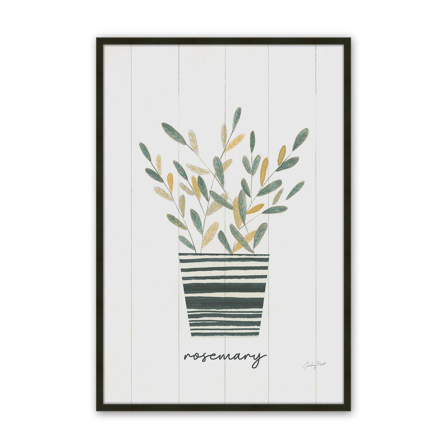 [Color:Satin Black], Picture of art in a Satin Black frame