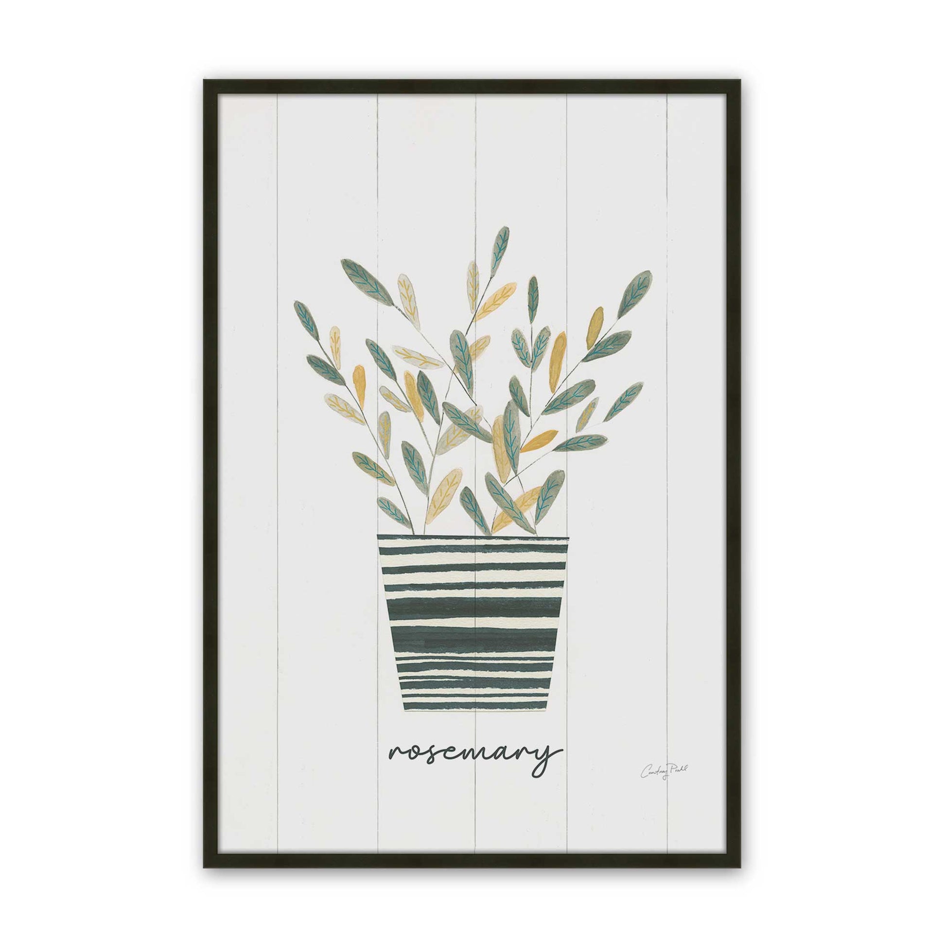 [Color:Satin Black], Picture of art in a Satin Black frame