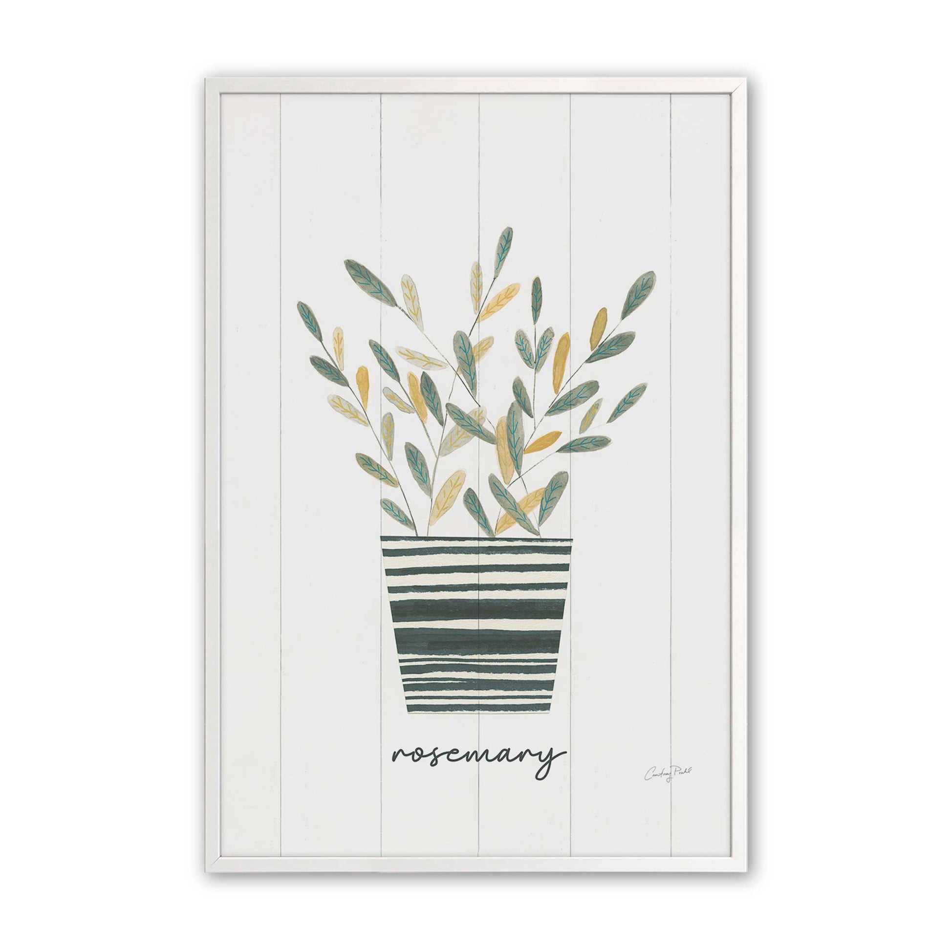 [Color:Opaque White], Picture of art in a Opaque White frame