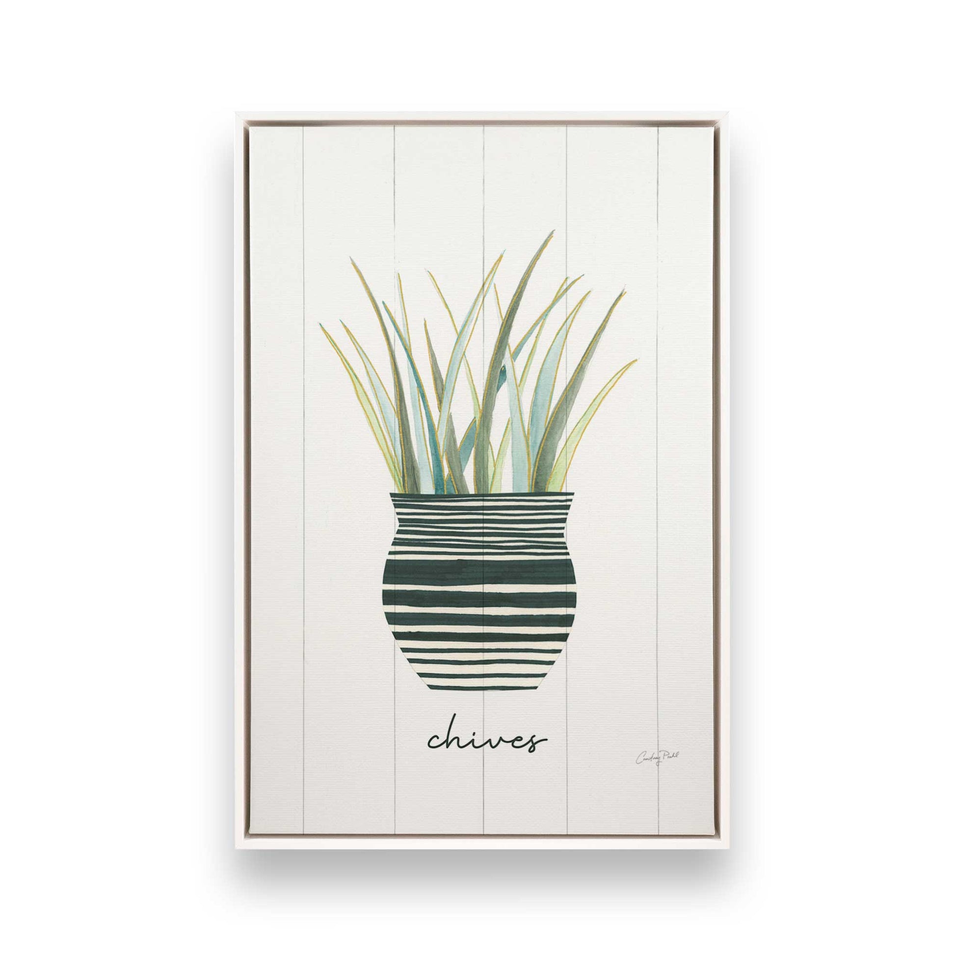 [Color:Opaque White], Picture of art in a White frame