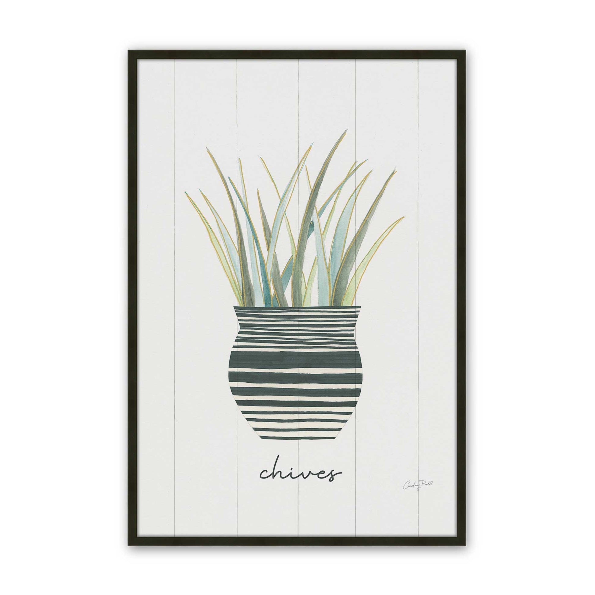 [Color:Satin Black], Picture of art in a Satin Black frame