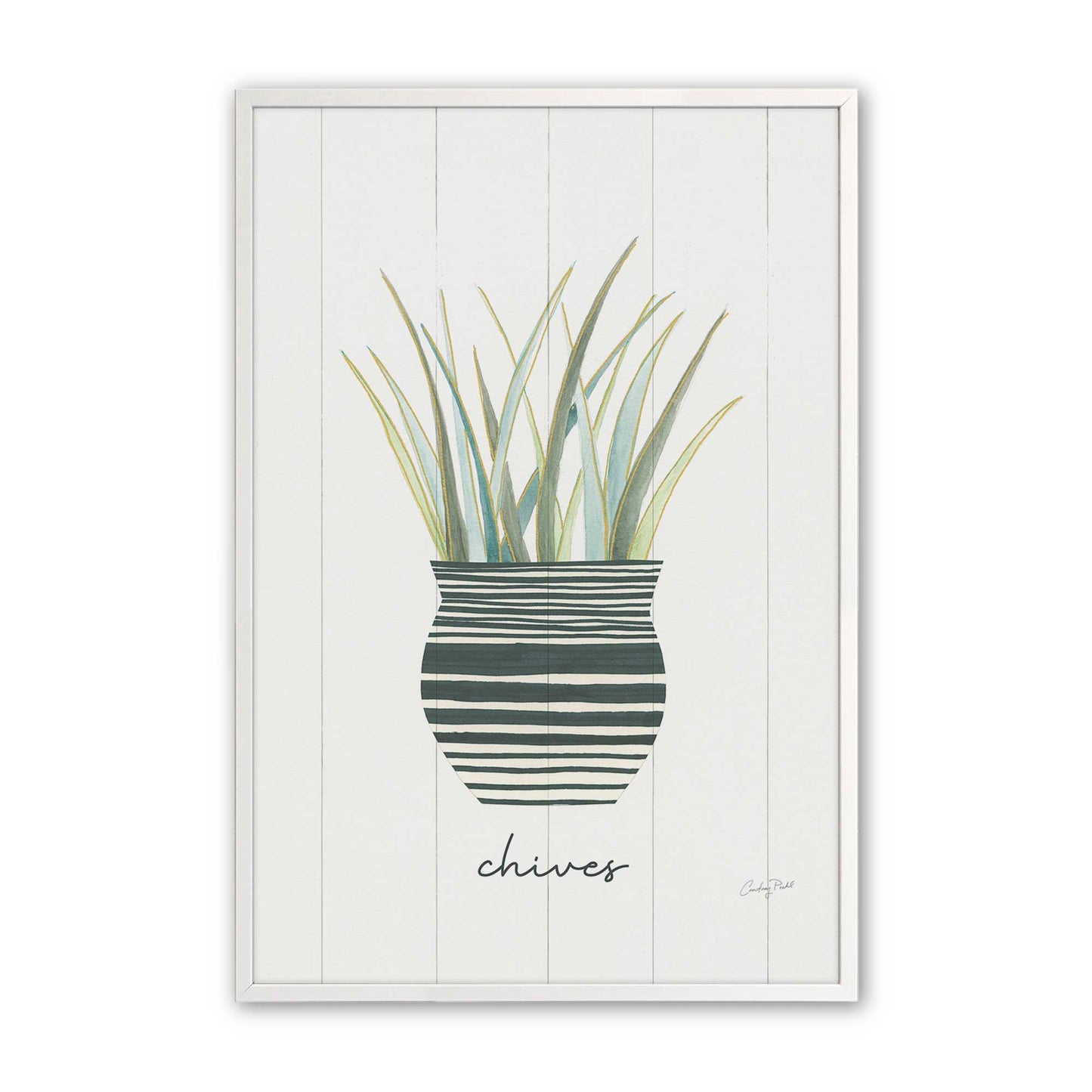 [Color:Opaque White], Picture of art in a Opaque White frame