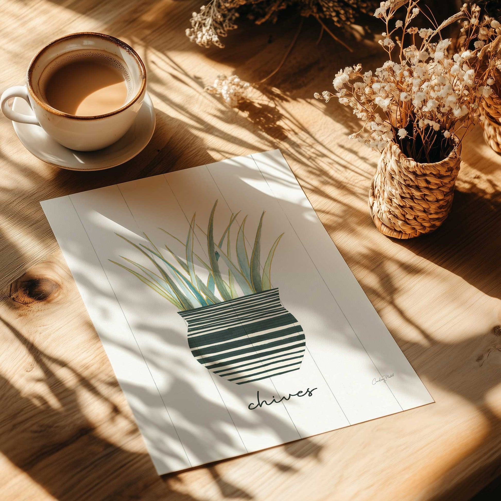 [Color:Rolled Print], Picture of close up of art