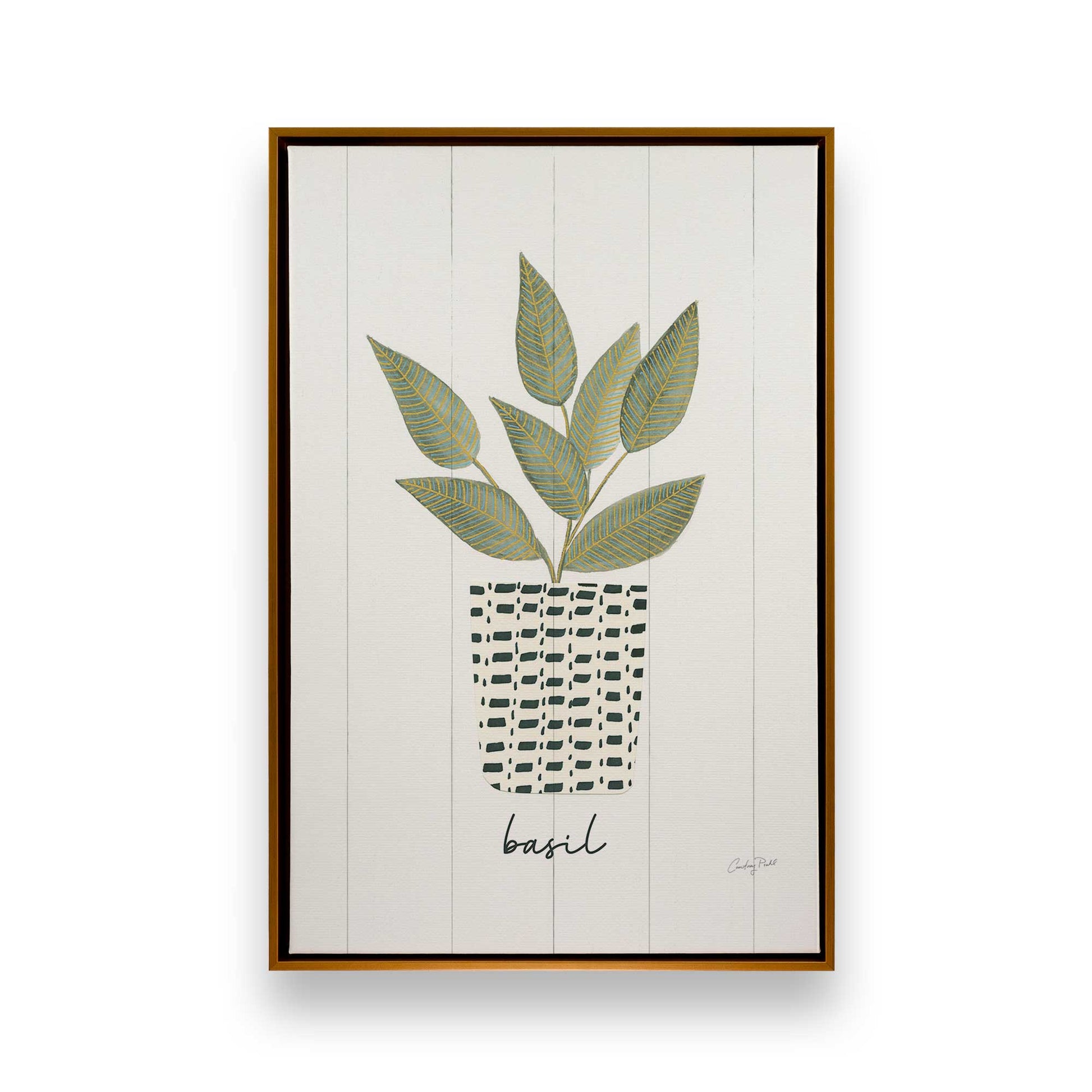 [Color:Polished Gold], Picture of art in a Polished Gold frame