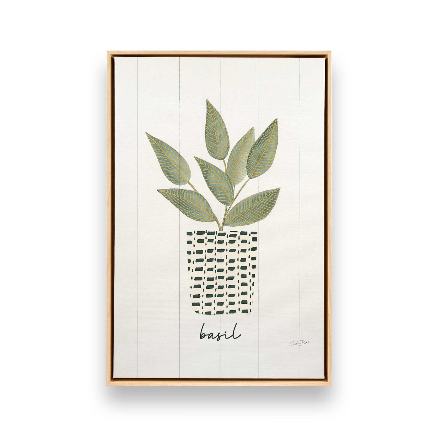 [Color:American Maple], Picture of art in a American Maple frame