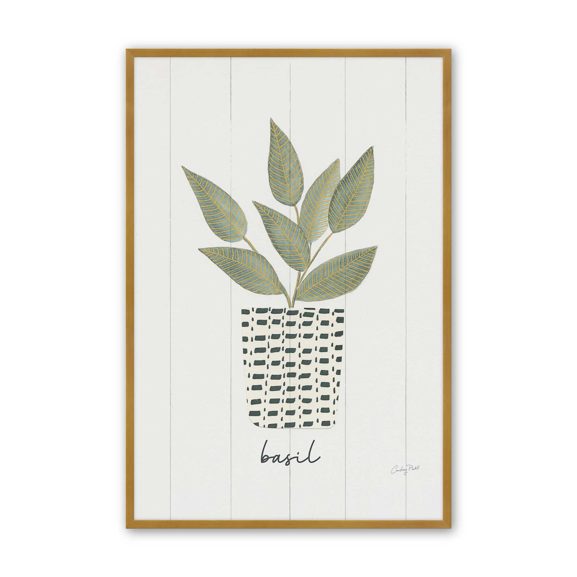 [Color:Polished Gold], Picture of art in a Polished Gold frame