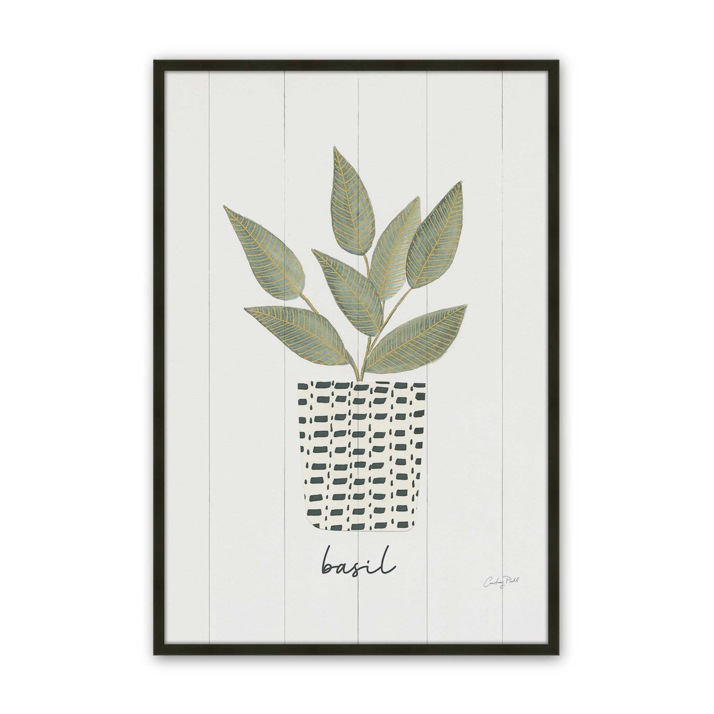 [Color:Satin Black], Picture of art in a Satin Black frame