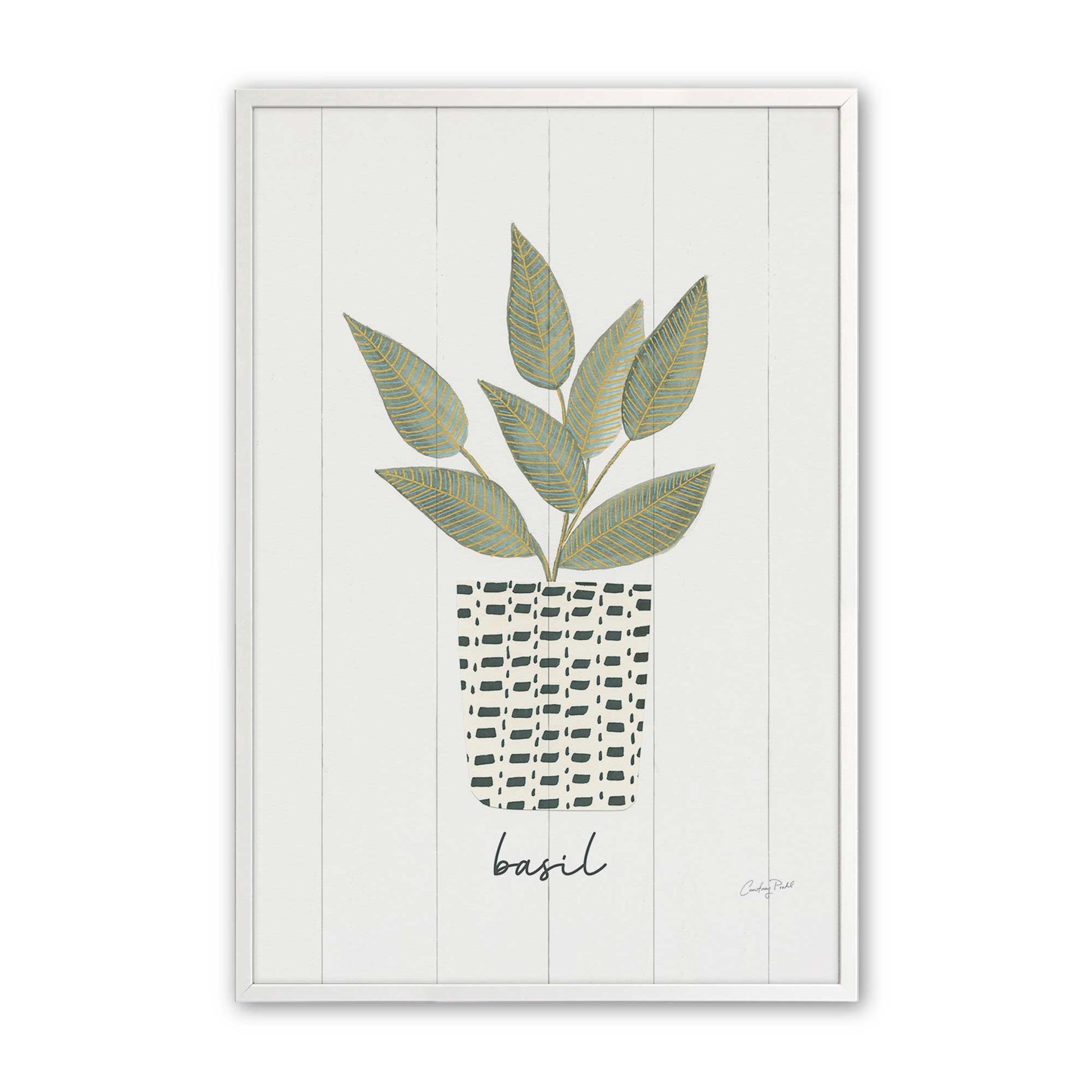 [Color:Opaque White], Picture of art in a Opaque White frame