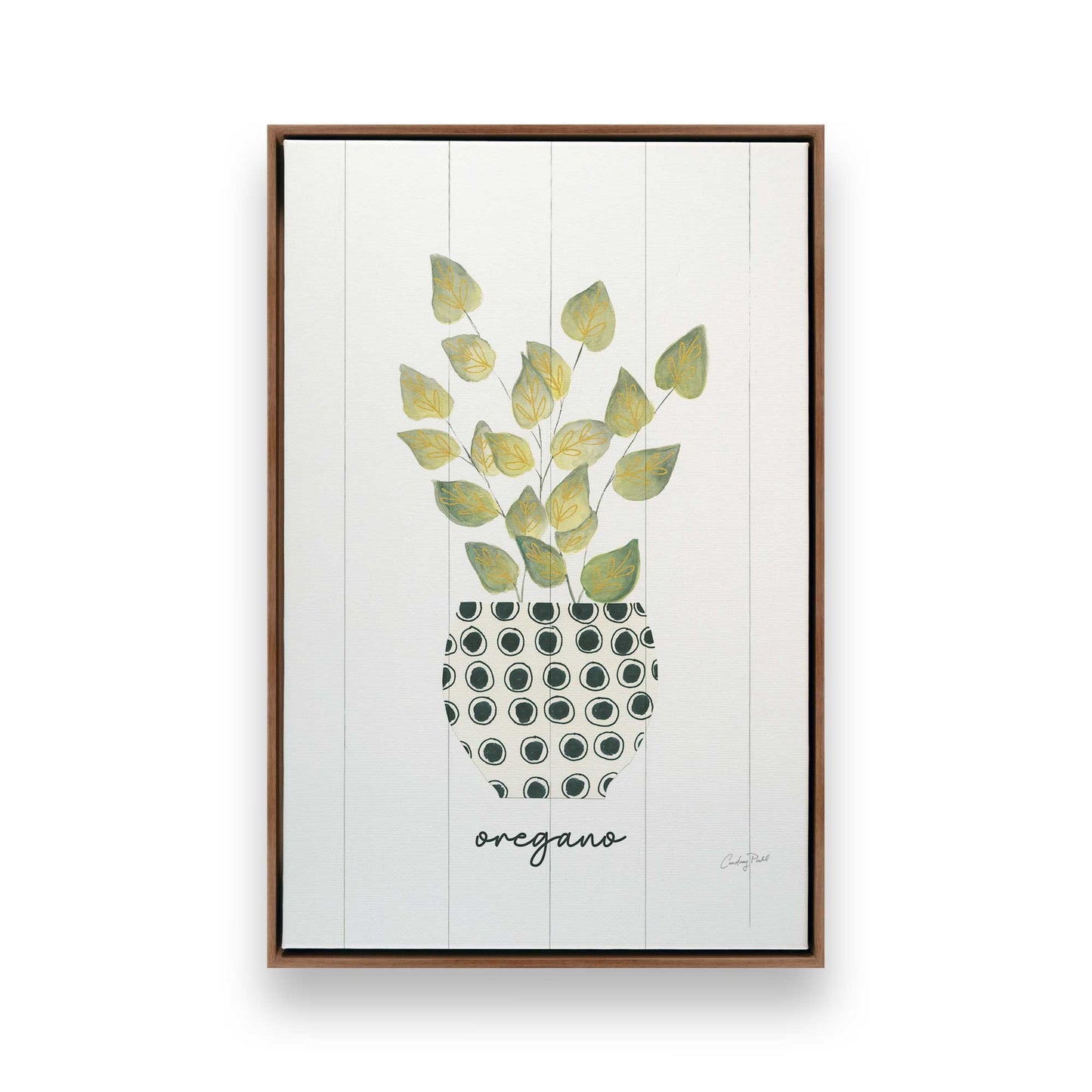 [Color:Walnut], Picture of art in a Walnut frame