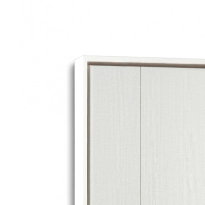 [Color:Opaque White], Picture of art in a White frame at an angle