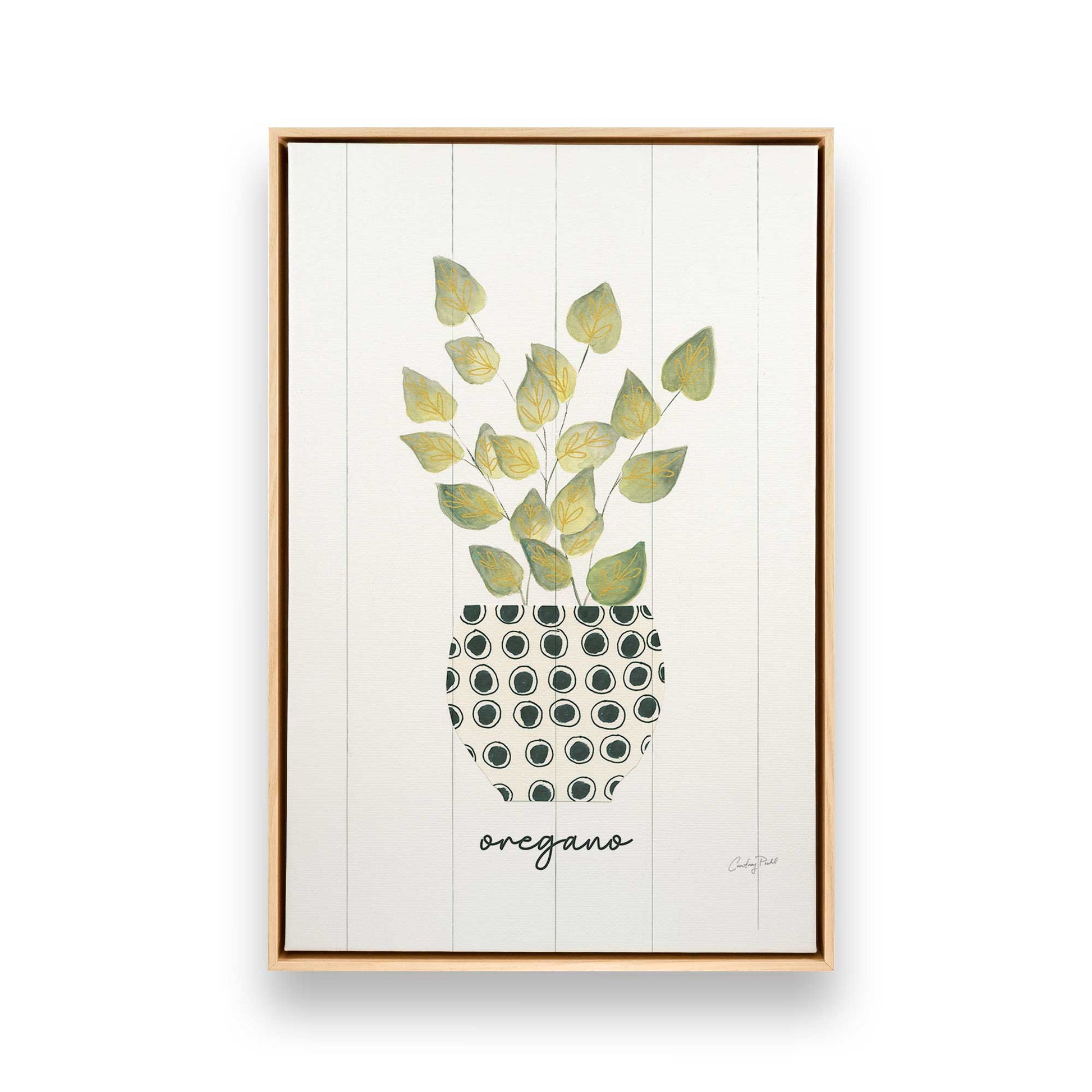 [Color:American Maple], Picture of art in a American Maple frame